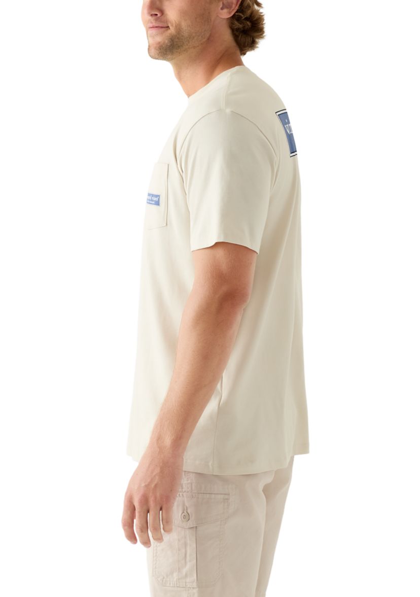 Mens Tonal Logo Short Sleeve Pocket T-Shirt