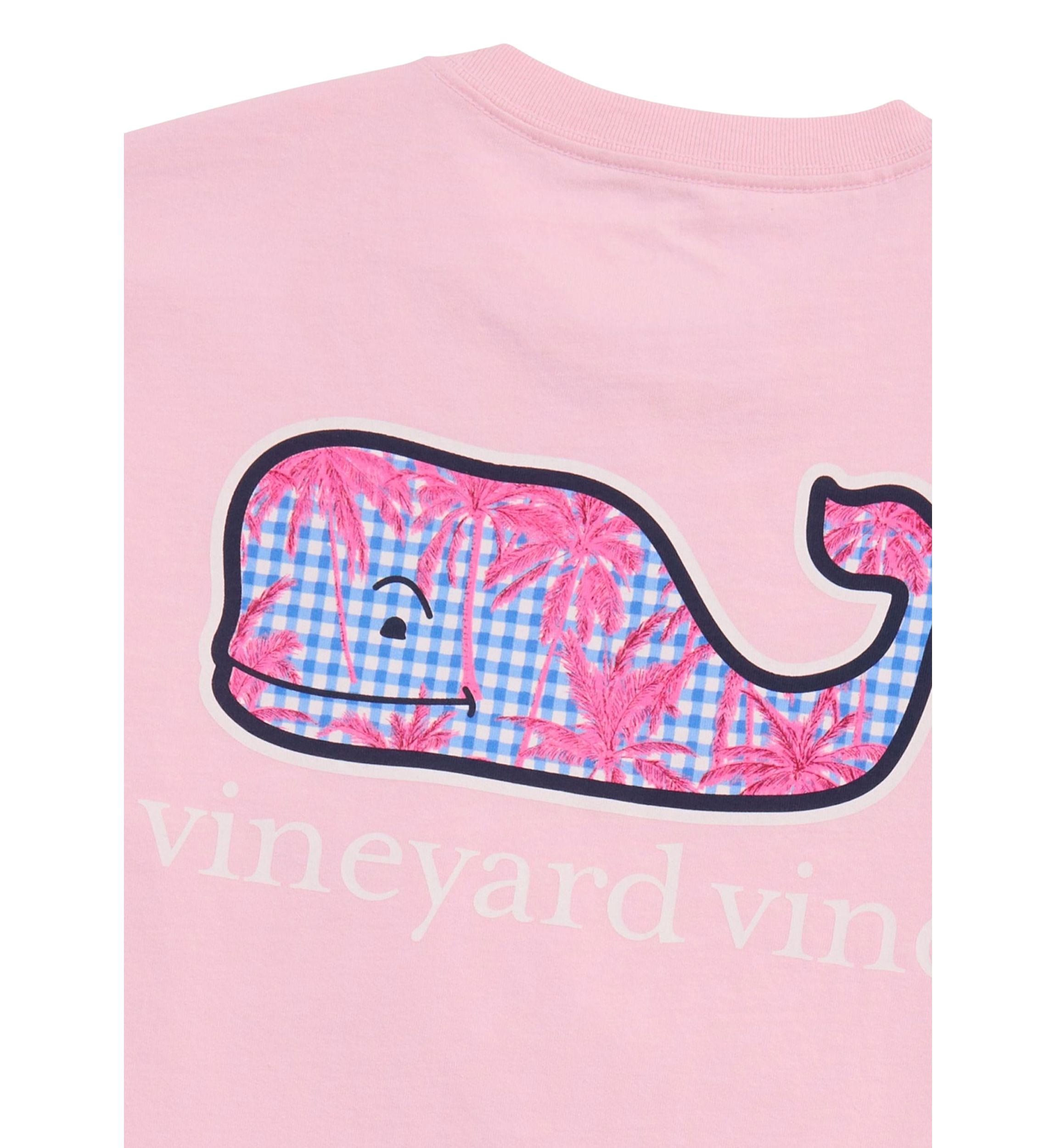 Gingham Whale Logo Graphic T-Shirt