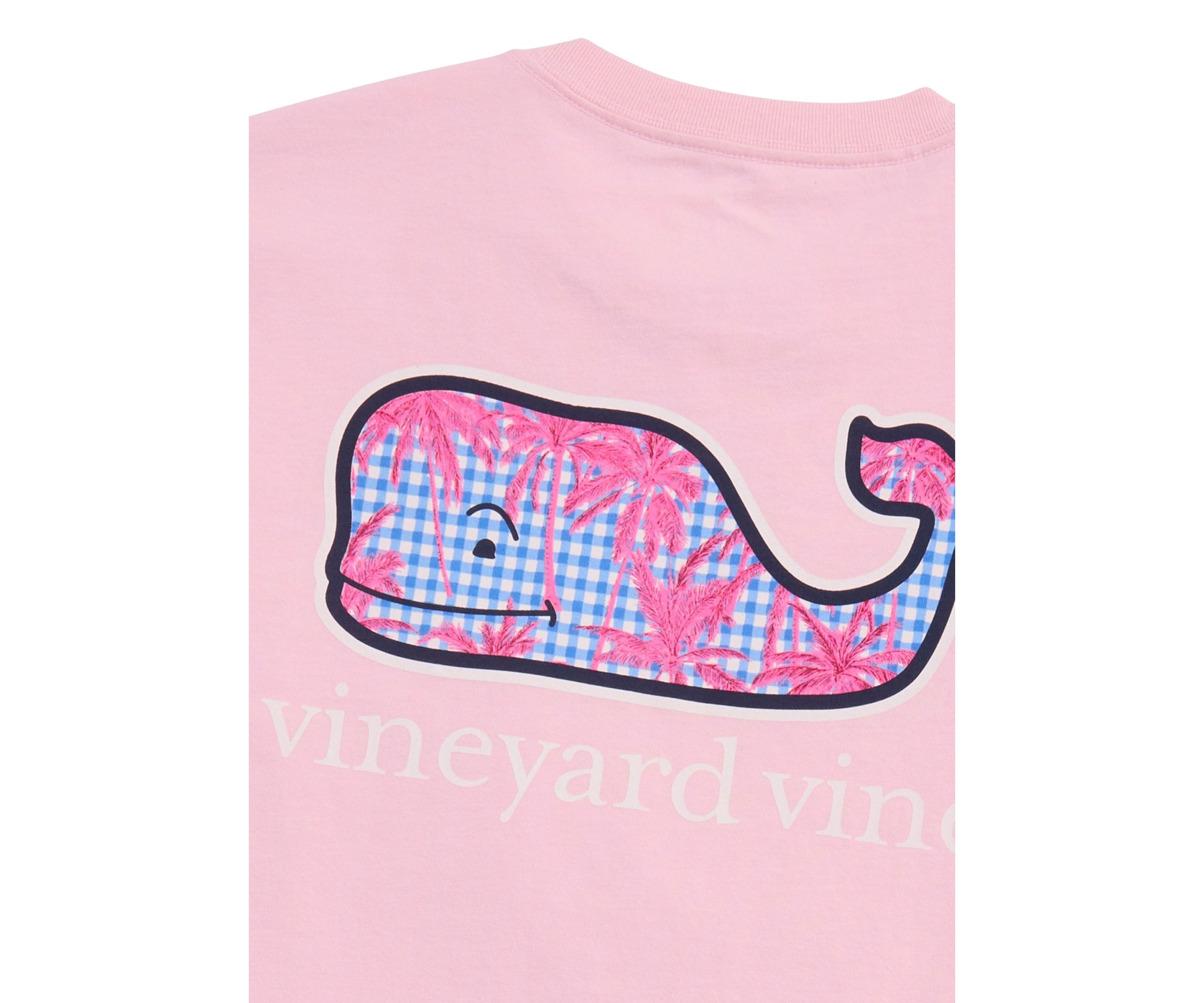 Gingham Whale Logo Graphic T-Shirt