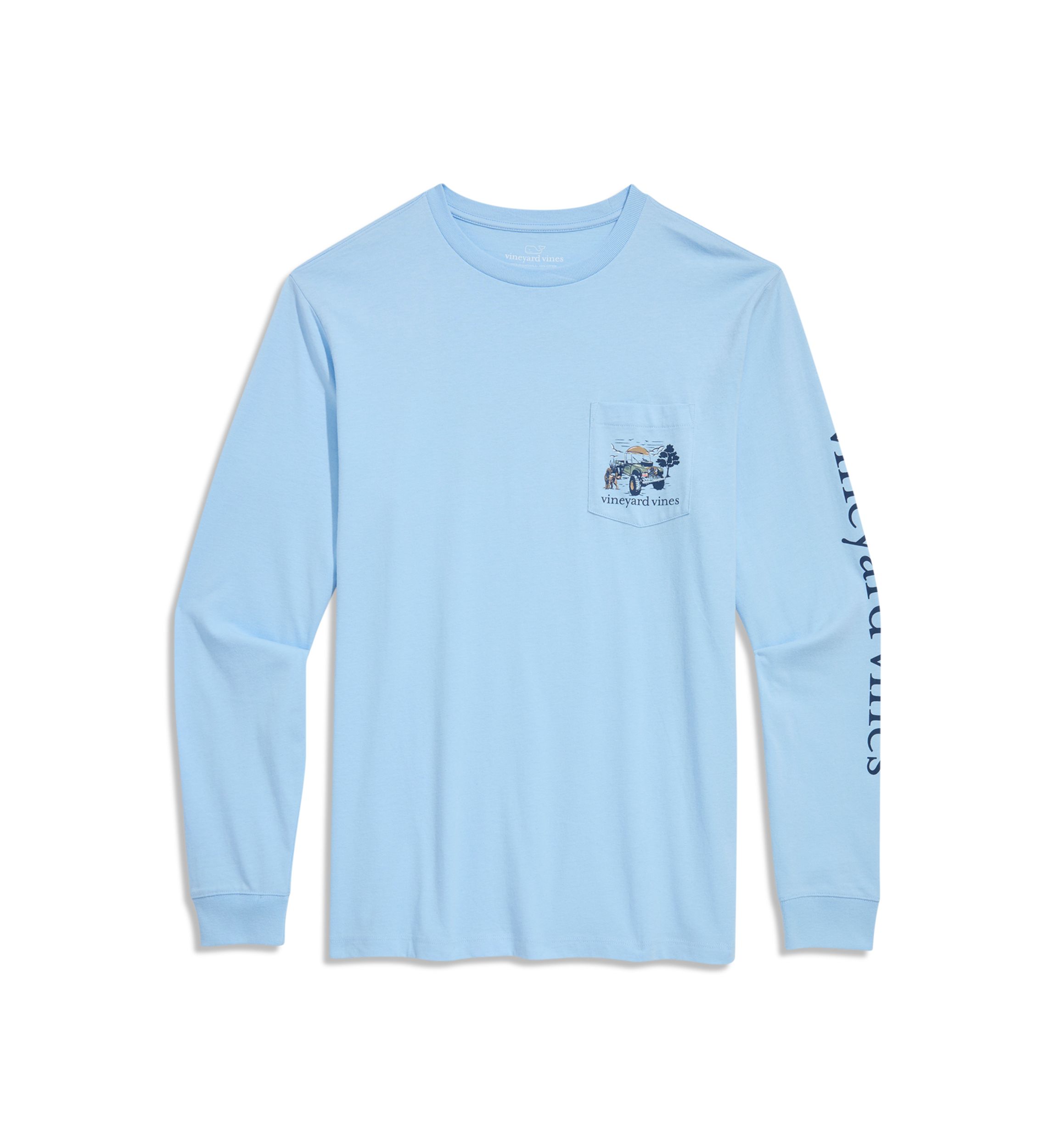 Long Sleeve Autumn Truck Graphic T-Shirt 