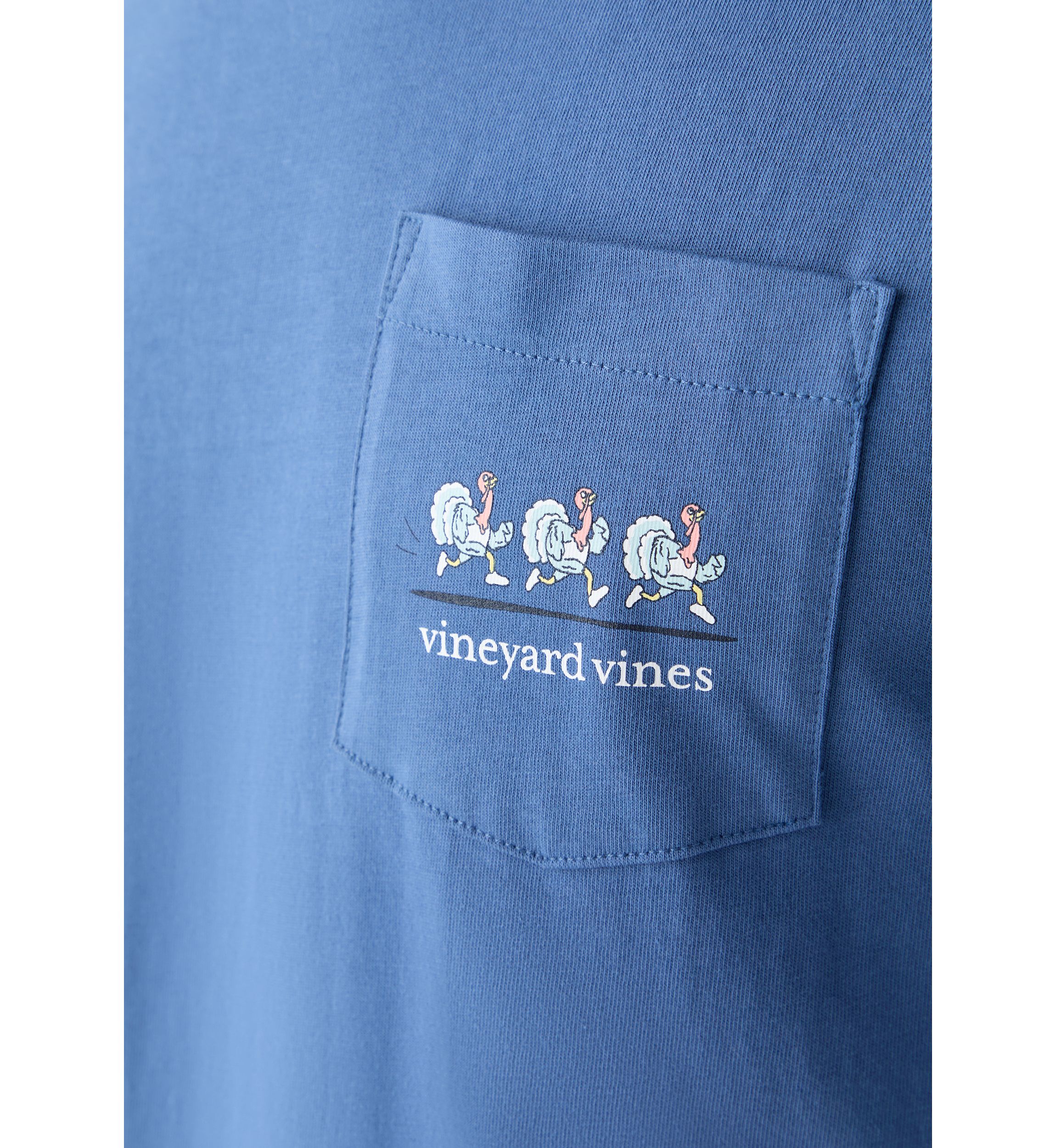 Mens Turkey Trot Long Sleeve Graphic T-Shirt