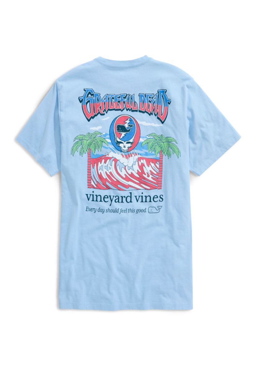 Mens Grateful Dead Short Sleeve Surf T-Shirt