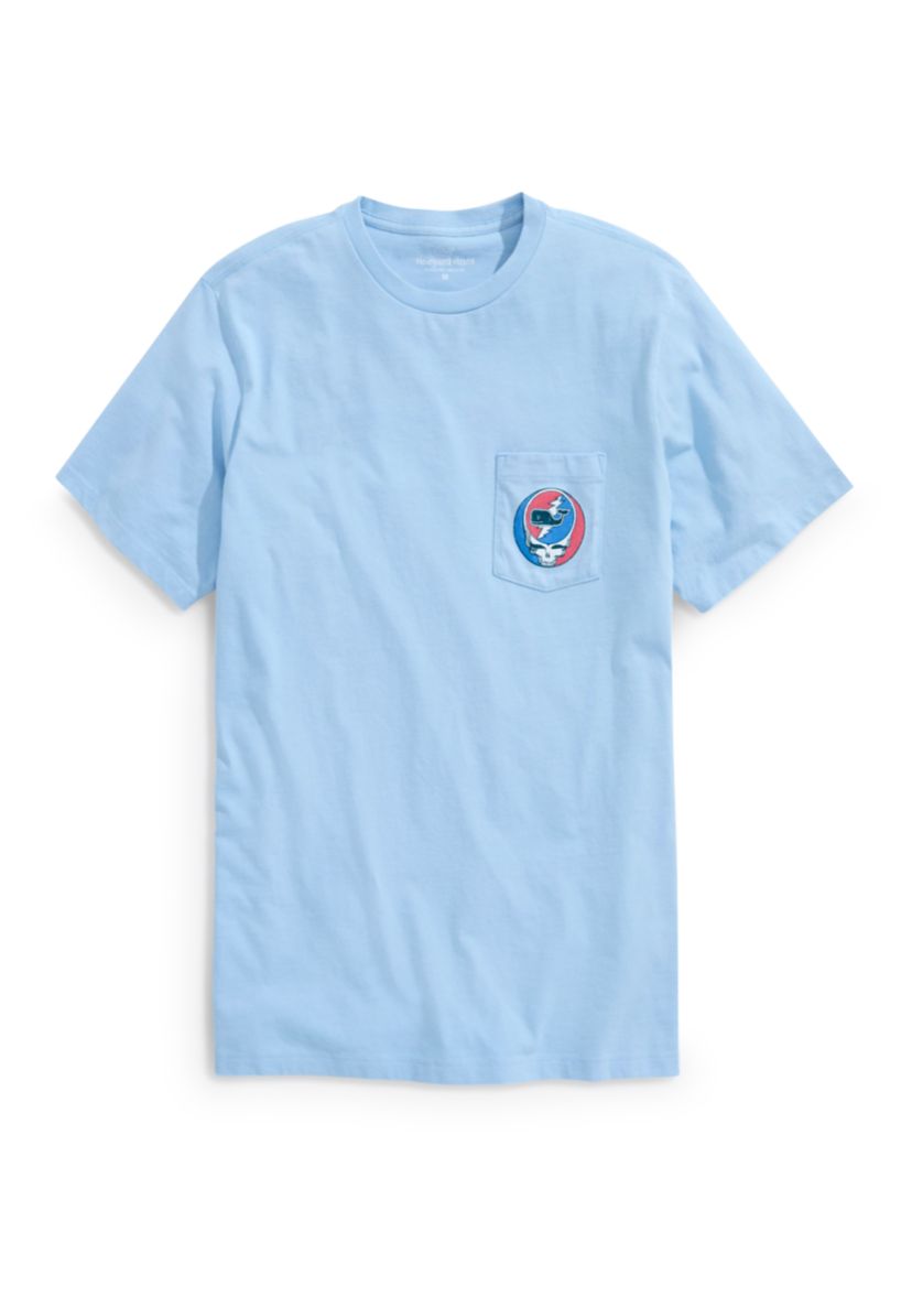 Mens Grateful Dead Short Sleeve Surf T-Shirt