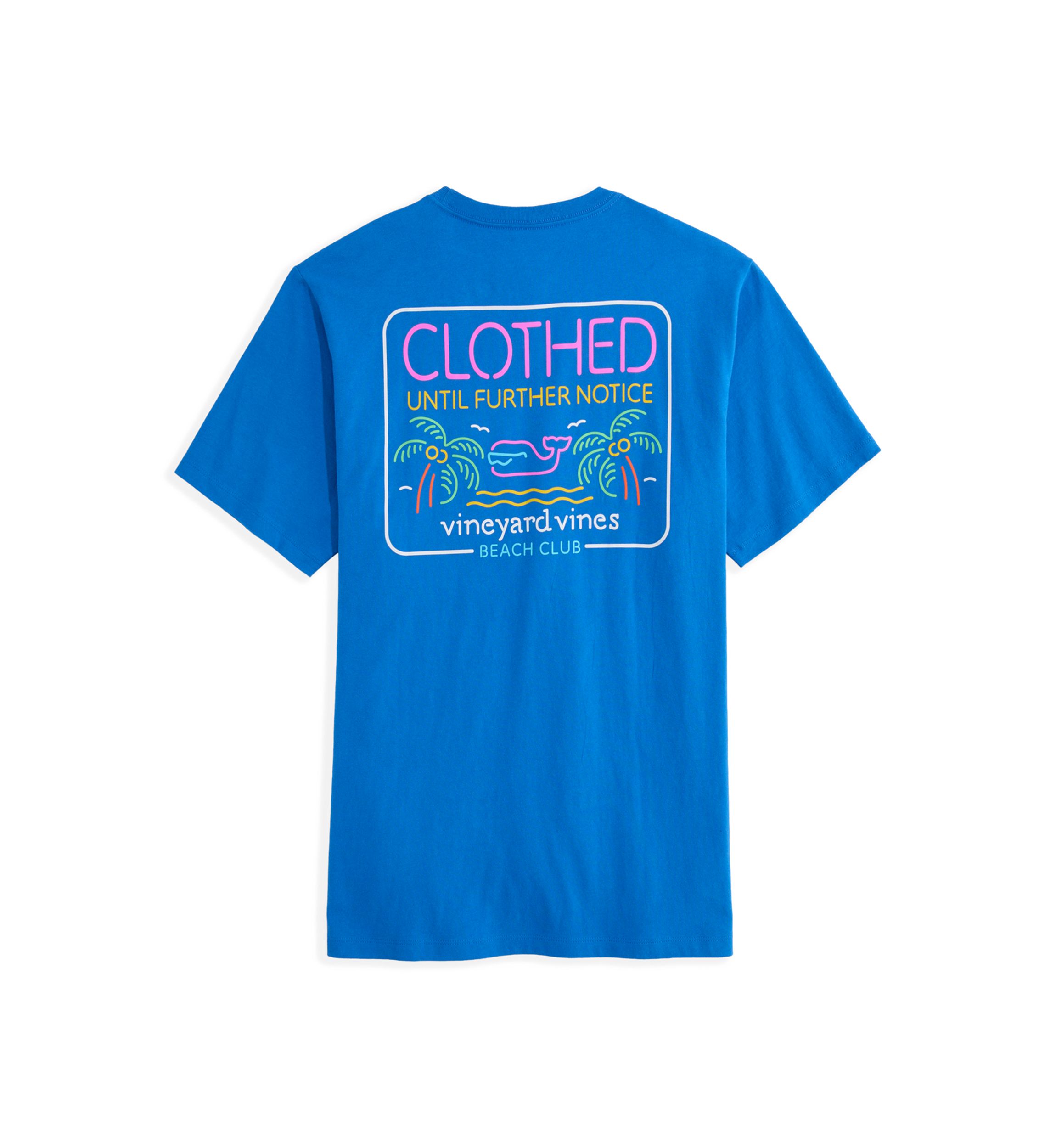 Vineyard Vines Men's Clothed Until Further Notice Graphic Shirt | Belk