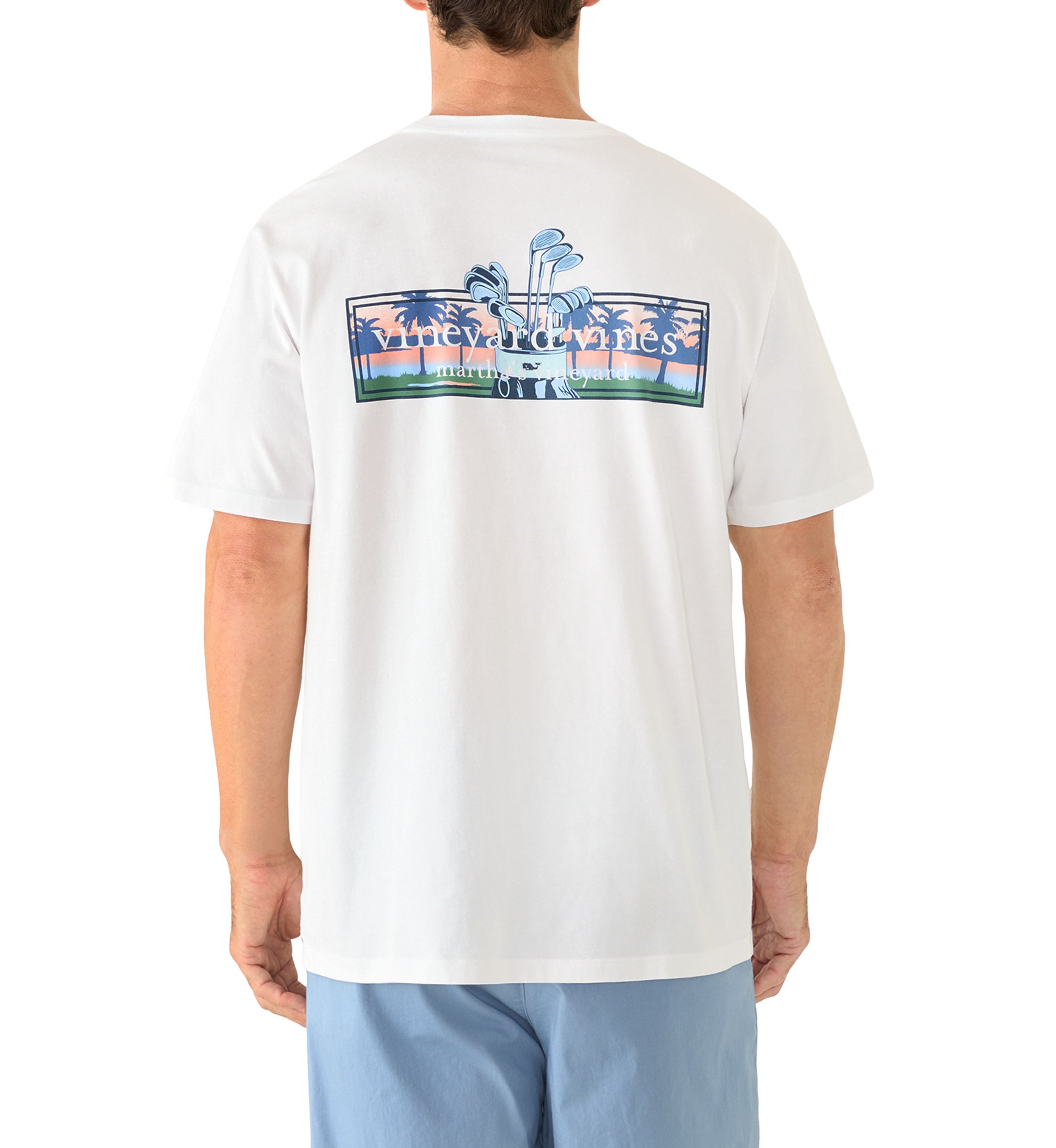 Vineyard Vines Men's Sunset Golf Logo Graphic T-Shirt | Belk