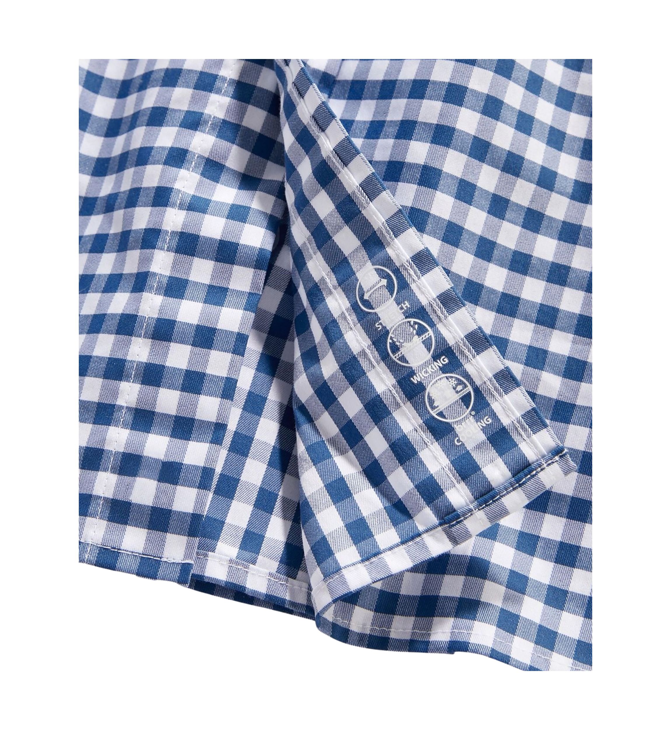 Mens Long Sleeve Classic Gingham Button Down Shirt