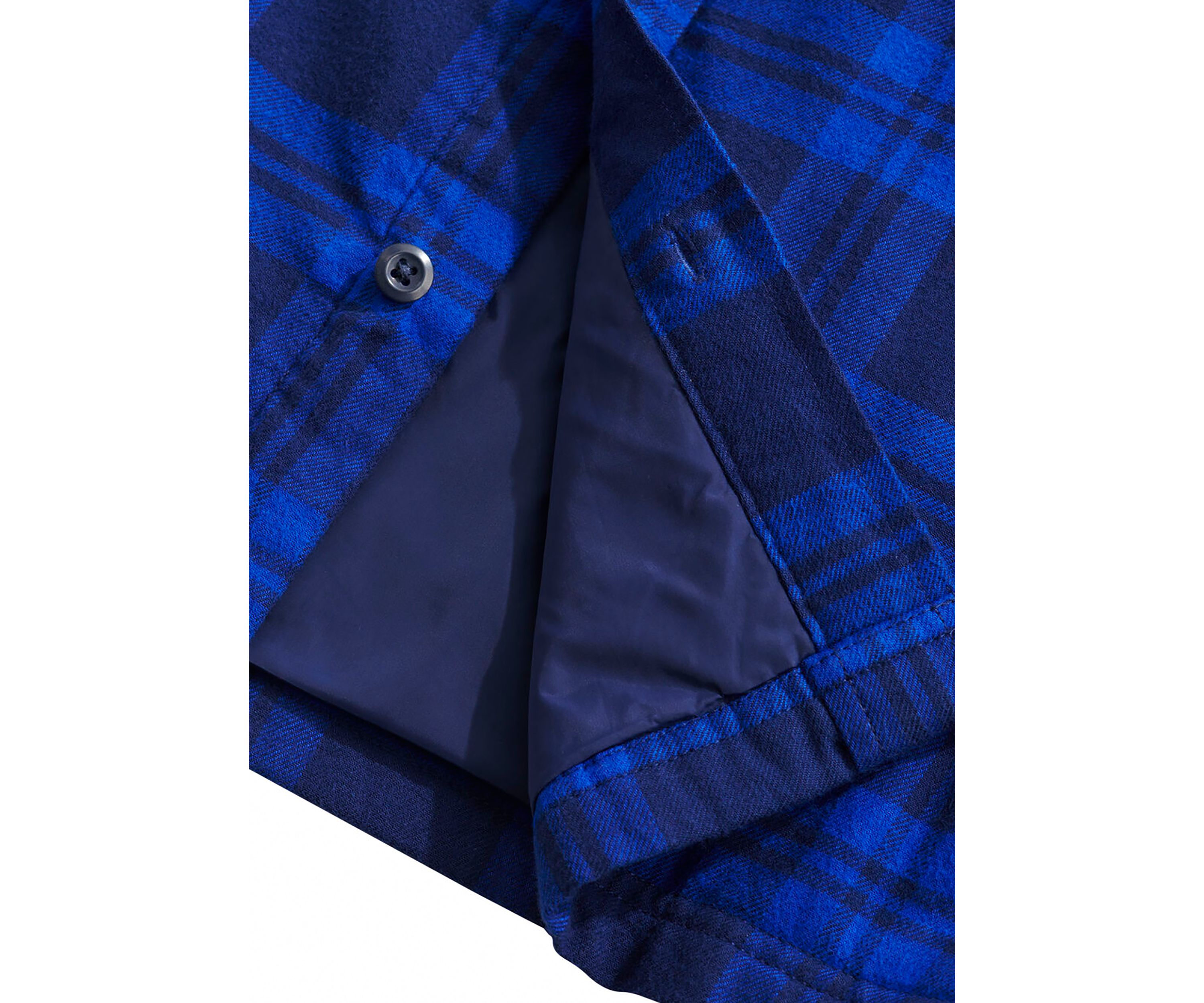Mens Nylon Lined Shirt Jacket