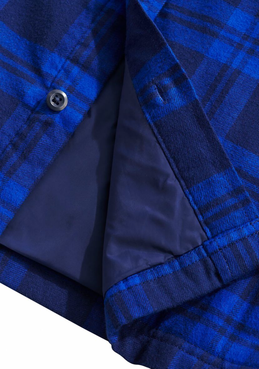 Mens Nylon Lined Shirt Jacket