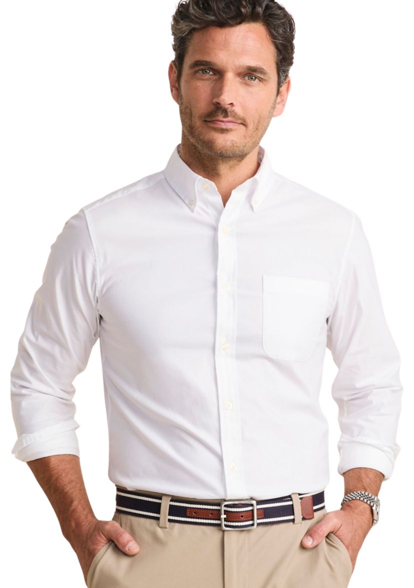 Mens Breakwater Solid Performance Cotton Shirt