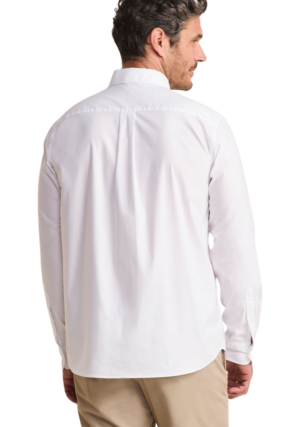 Mens Breakwater Solid Performance Cotton Shirt