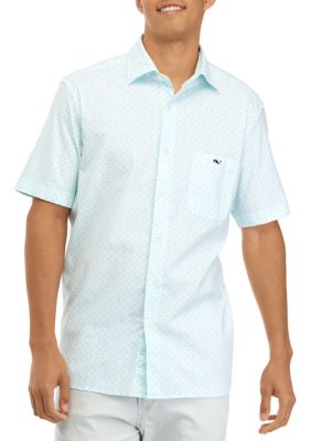 Vineyard Vines Oak Bluff Fish Short Sleeve Shirt