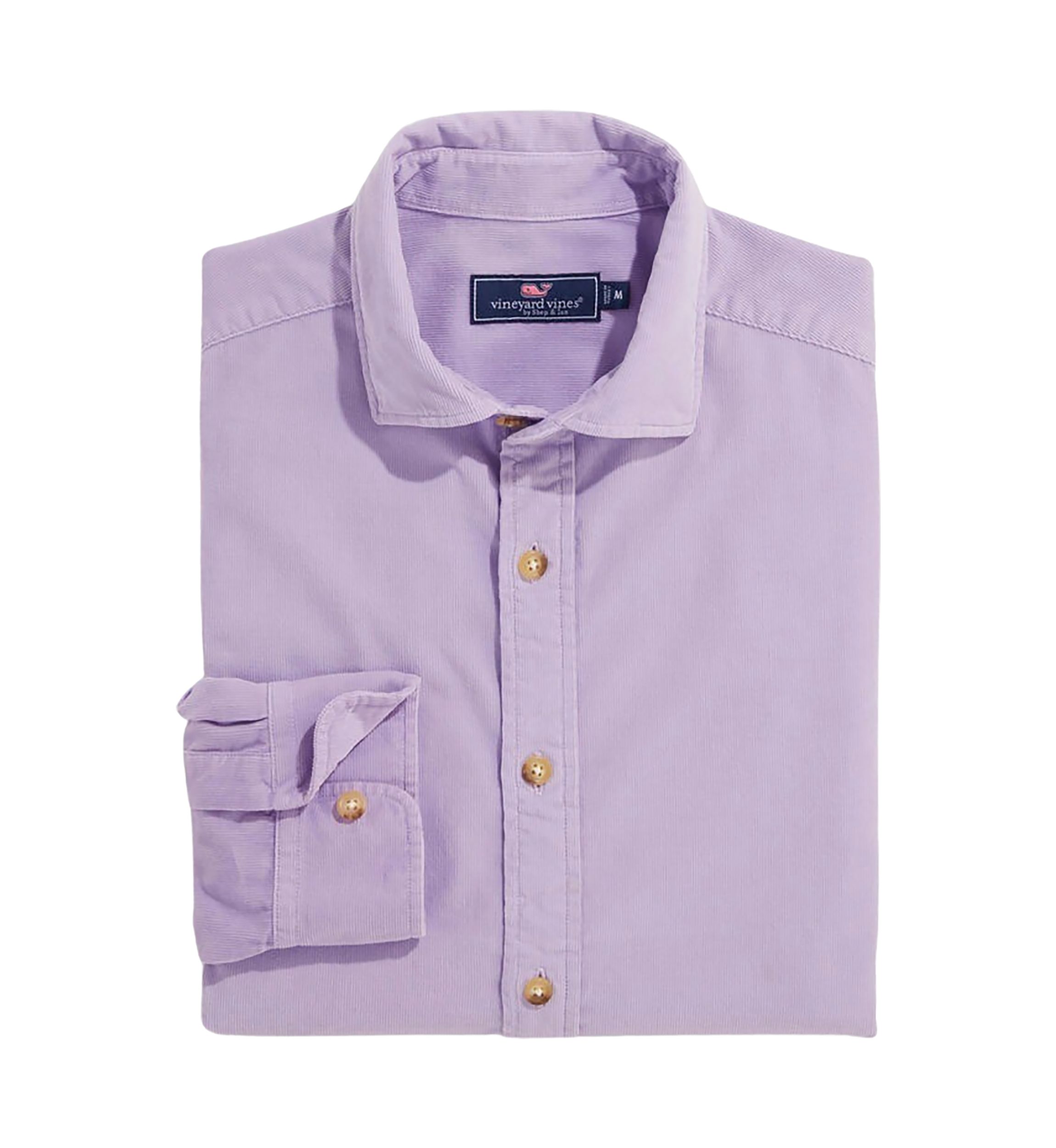 Corduroy Spread Collar Shirt