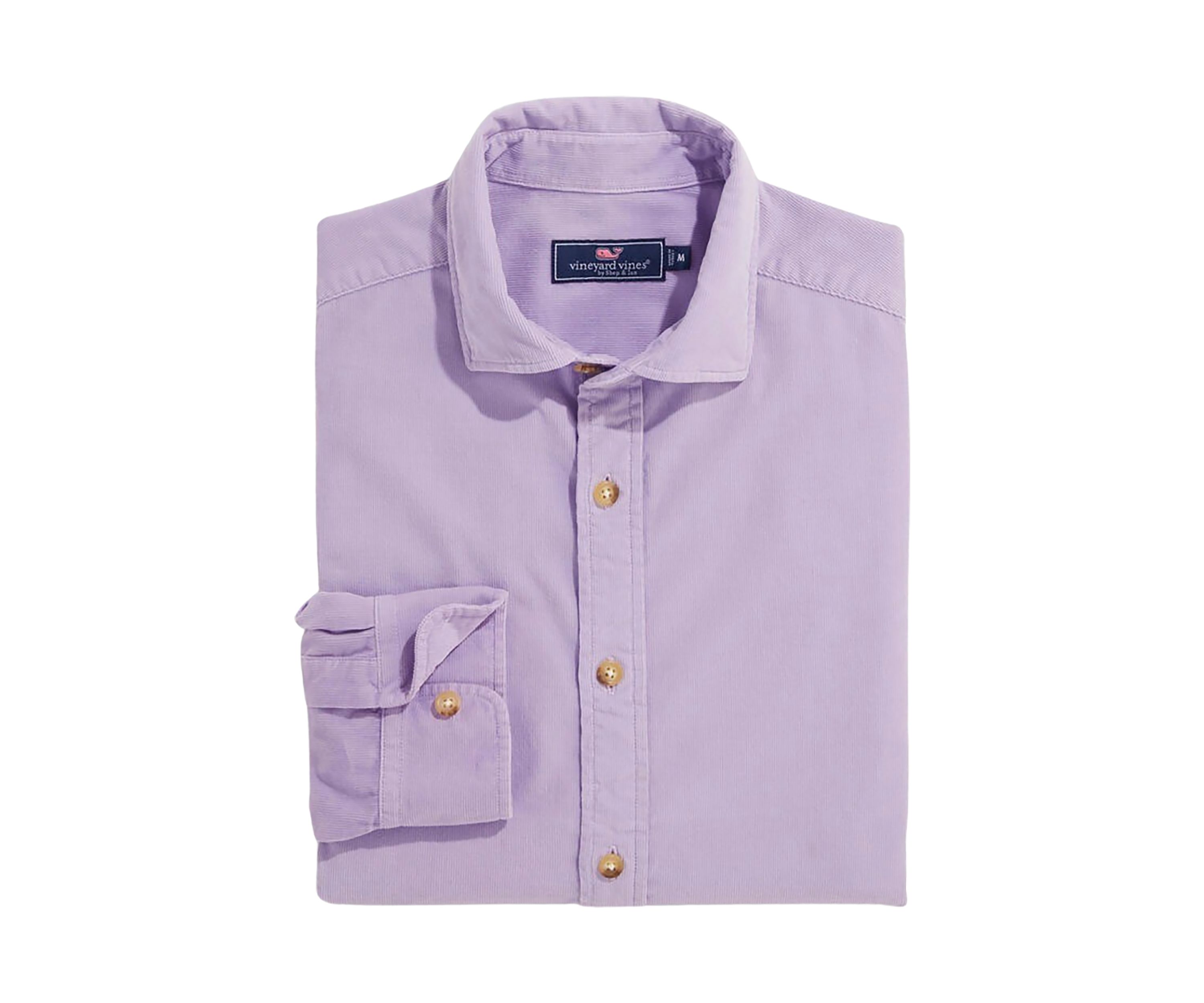 Corduroy Spread Collar Shirt