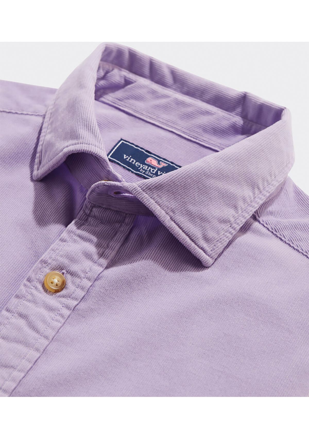 Corduroy Spread Collar Shirt