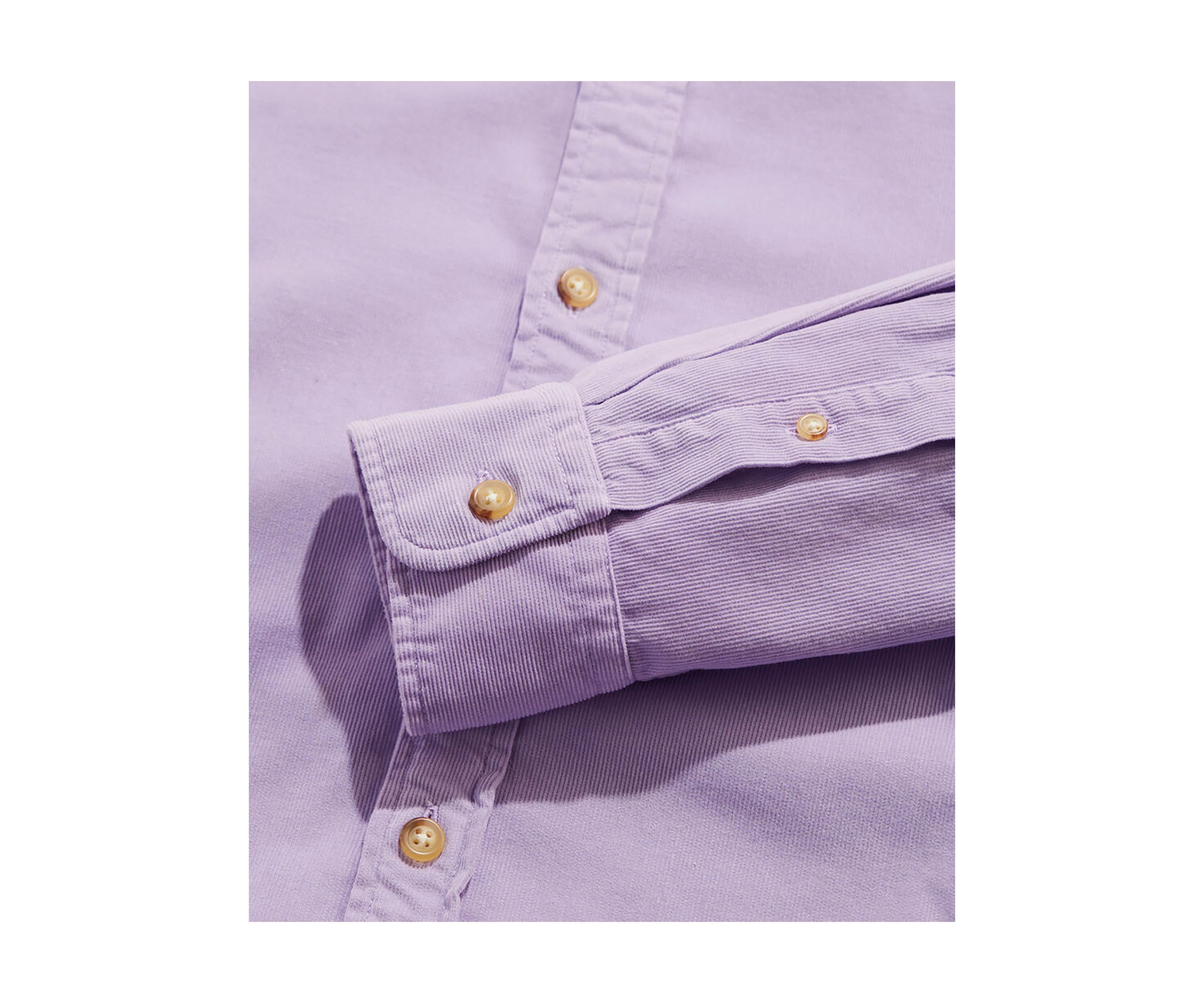 Corduroy Spread Collar Shirt