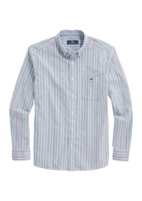 Men's Stripe Stretch Oxford Shirt