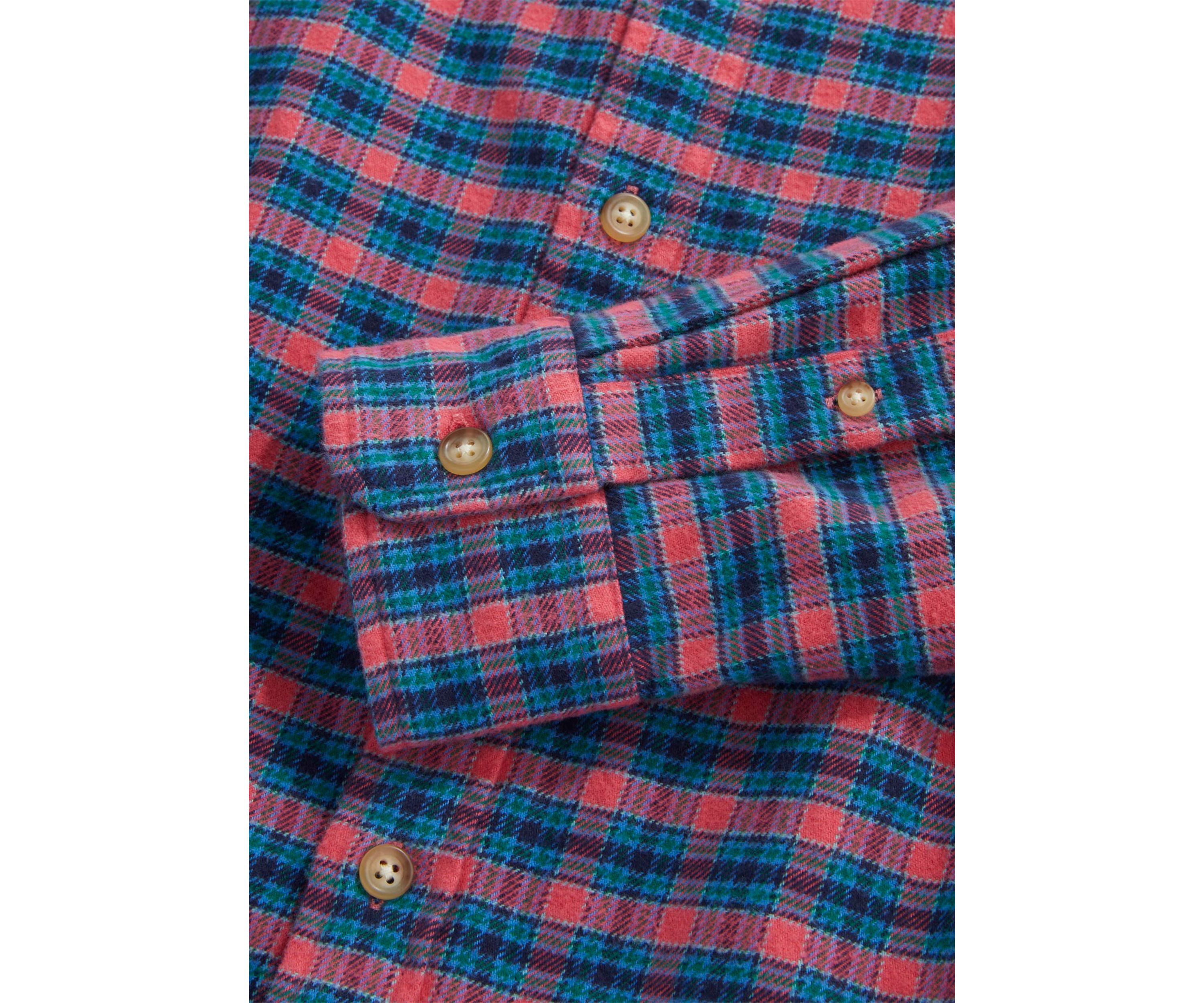 Mens Flannel Check Whale Shirt