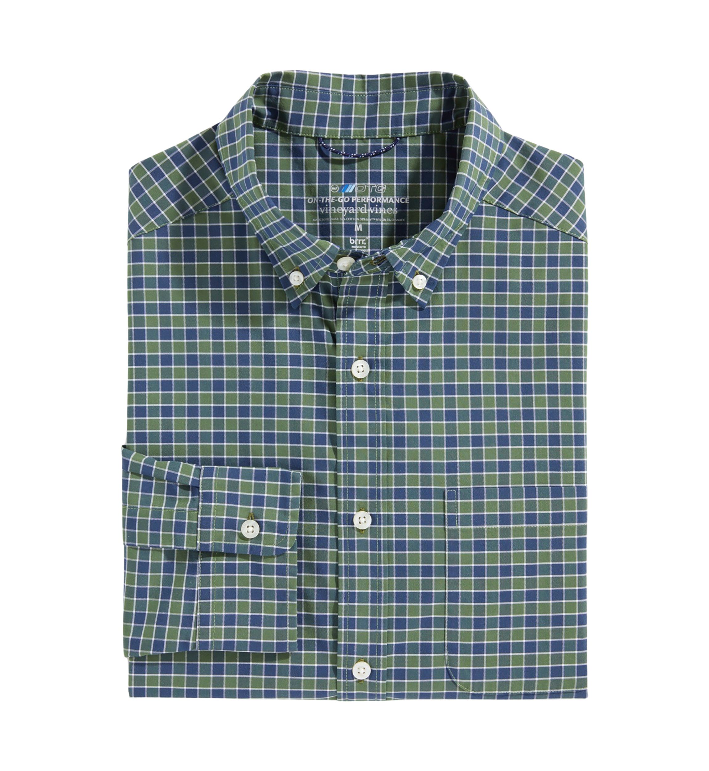 Mens Check On-the-Go Brrr° Shirt