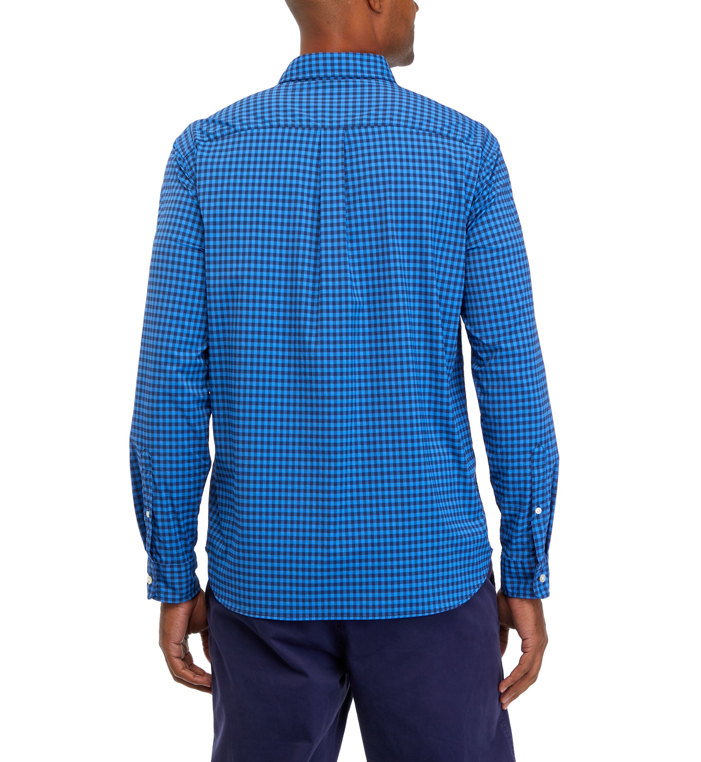 Mens On-the-Go Lightweight Gingham Shirt