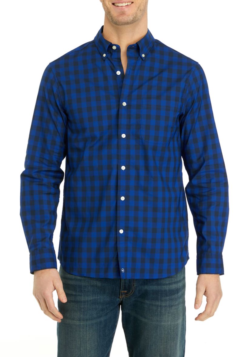 Mens Plaid On the Go Brrr Shirt