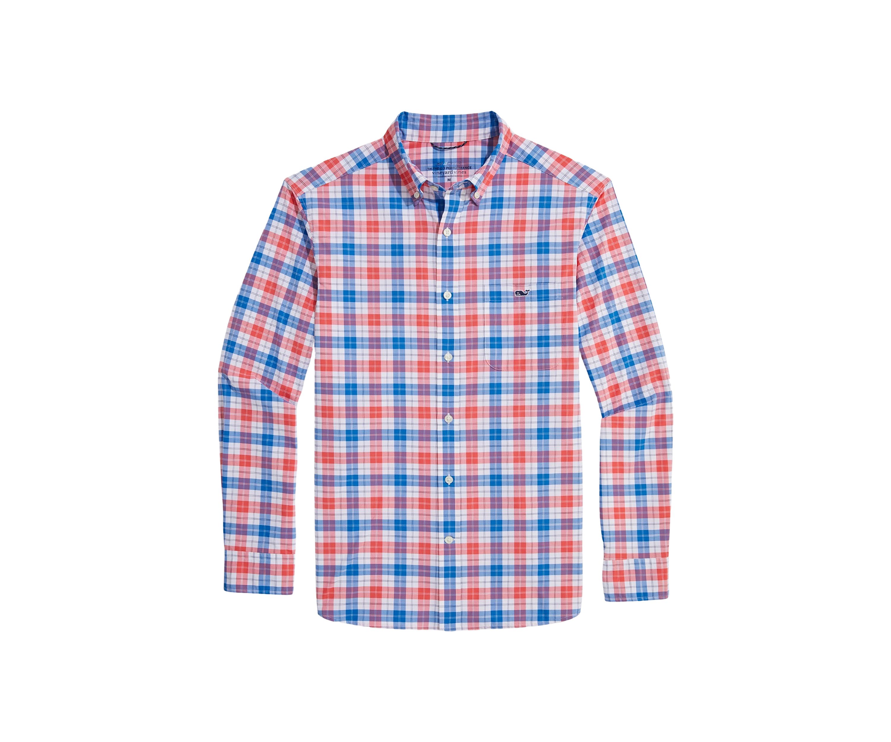 Mens Plaid On the Go Nylon Shirt