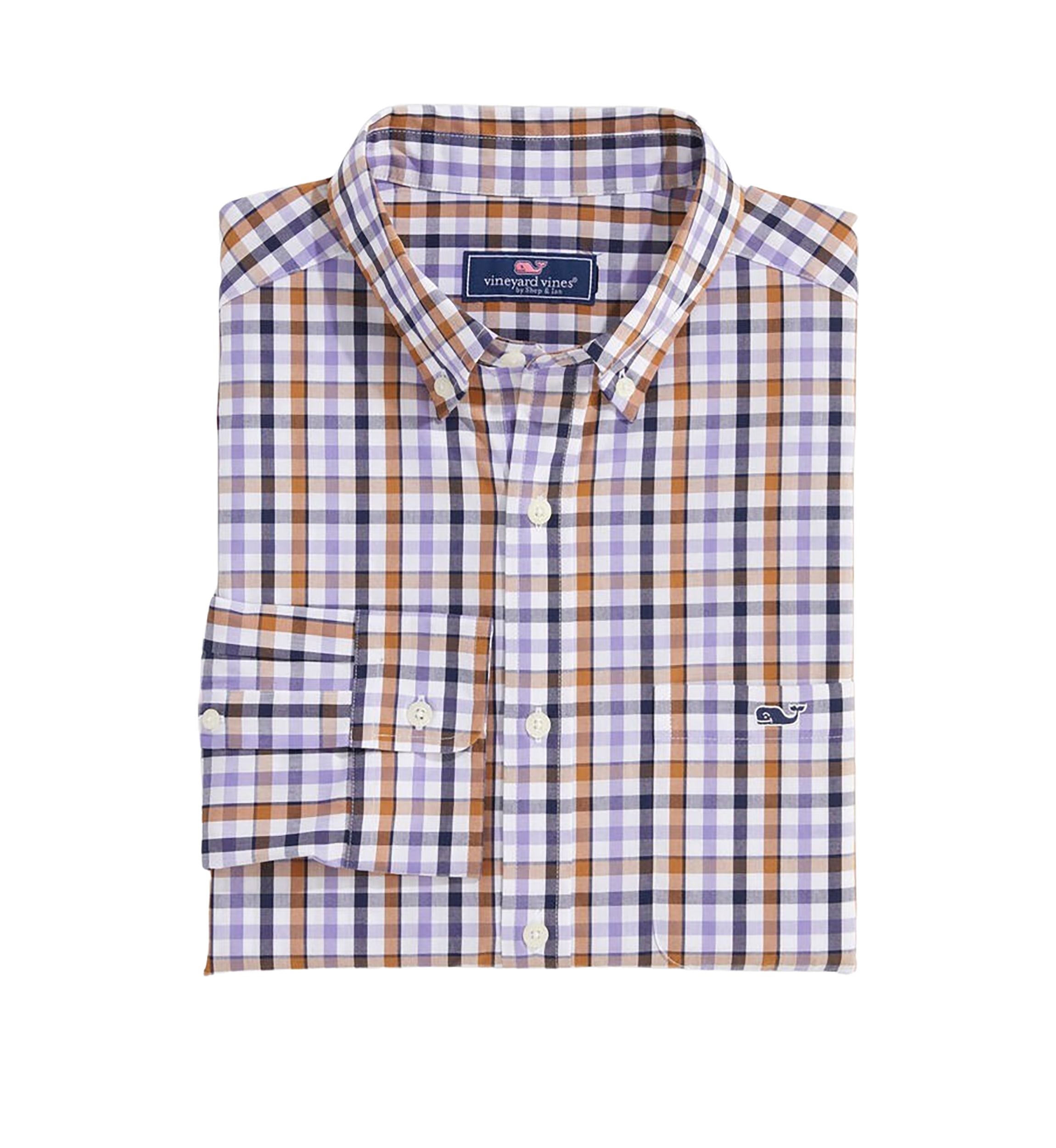 Mens Multi Tattersall Stretch Poplin Shirt