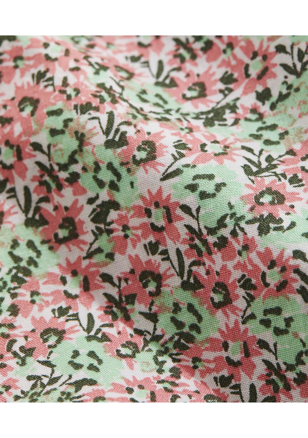 Gulf Floral Printed Casual Short Sleeve Shirt