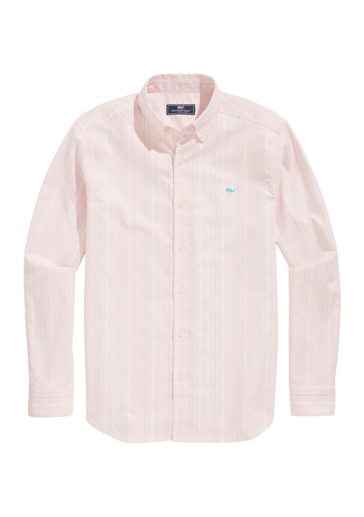 Stripe Stretch Oxford Whale Shirt