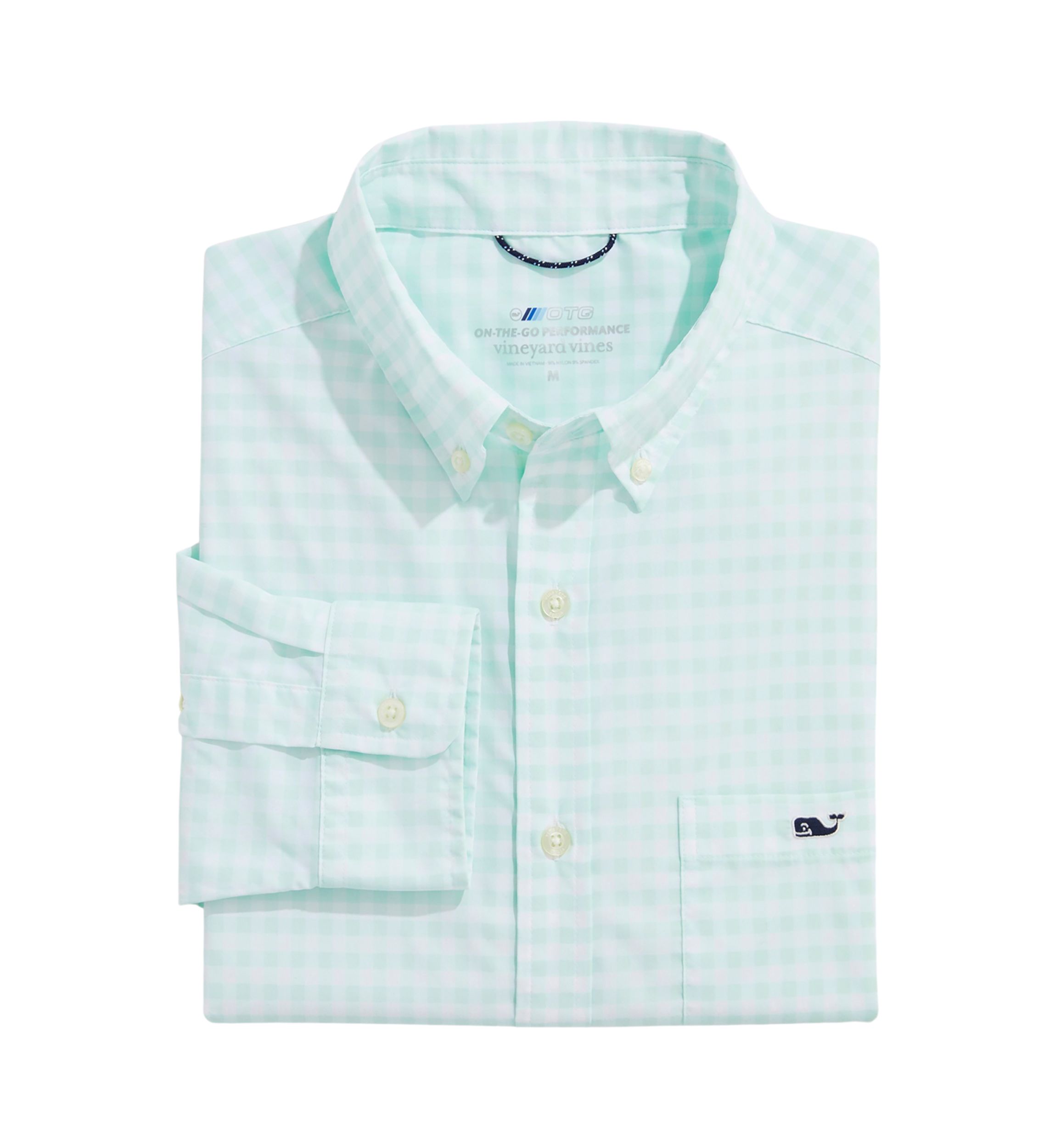 On-The-Go Nylon Gingham Shirt