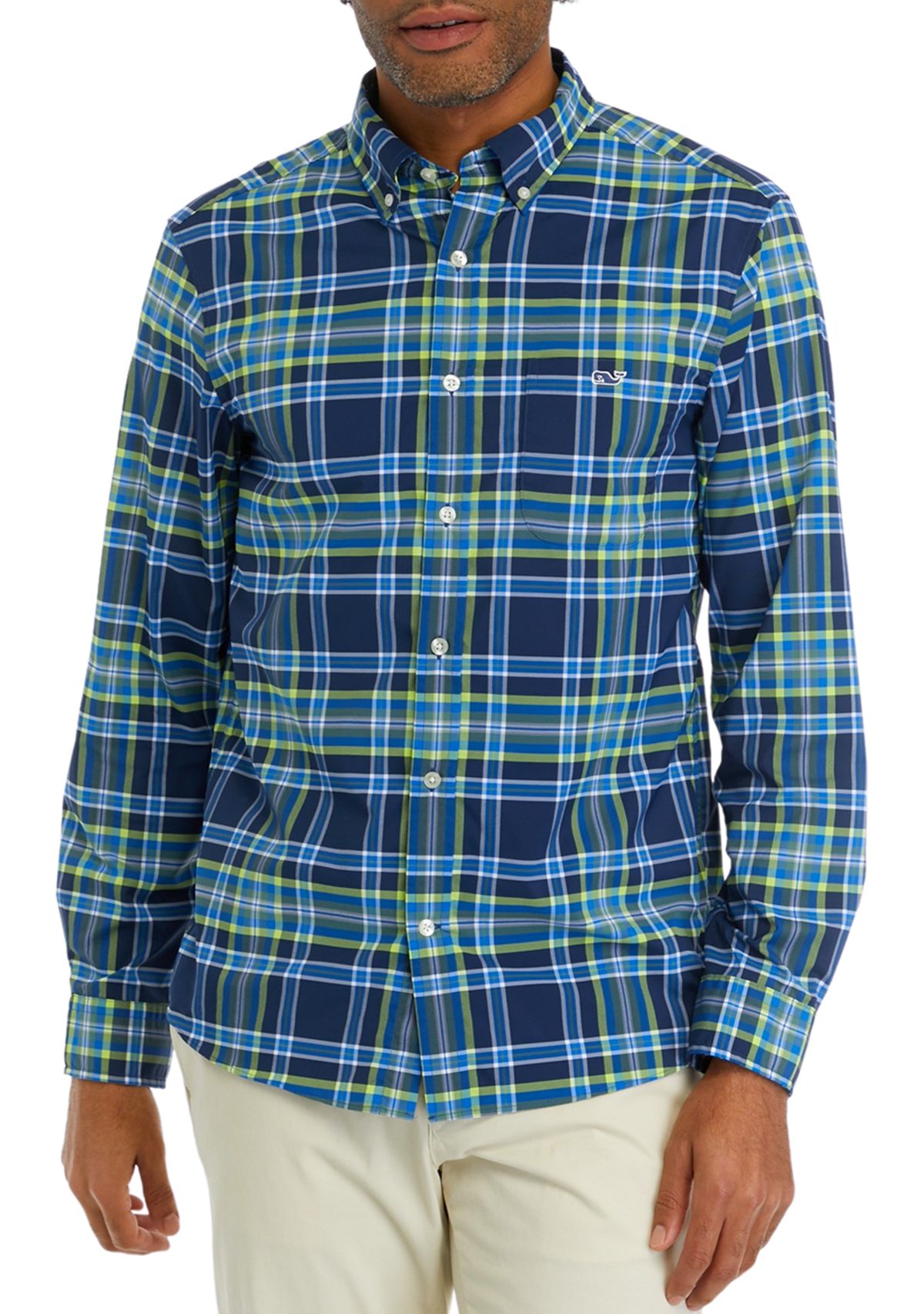   Plaid On-The-Go Nylon Shirt 