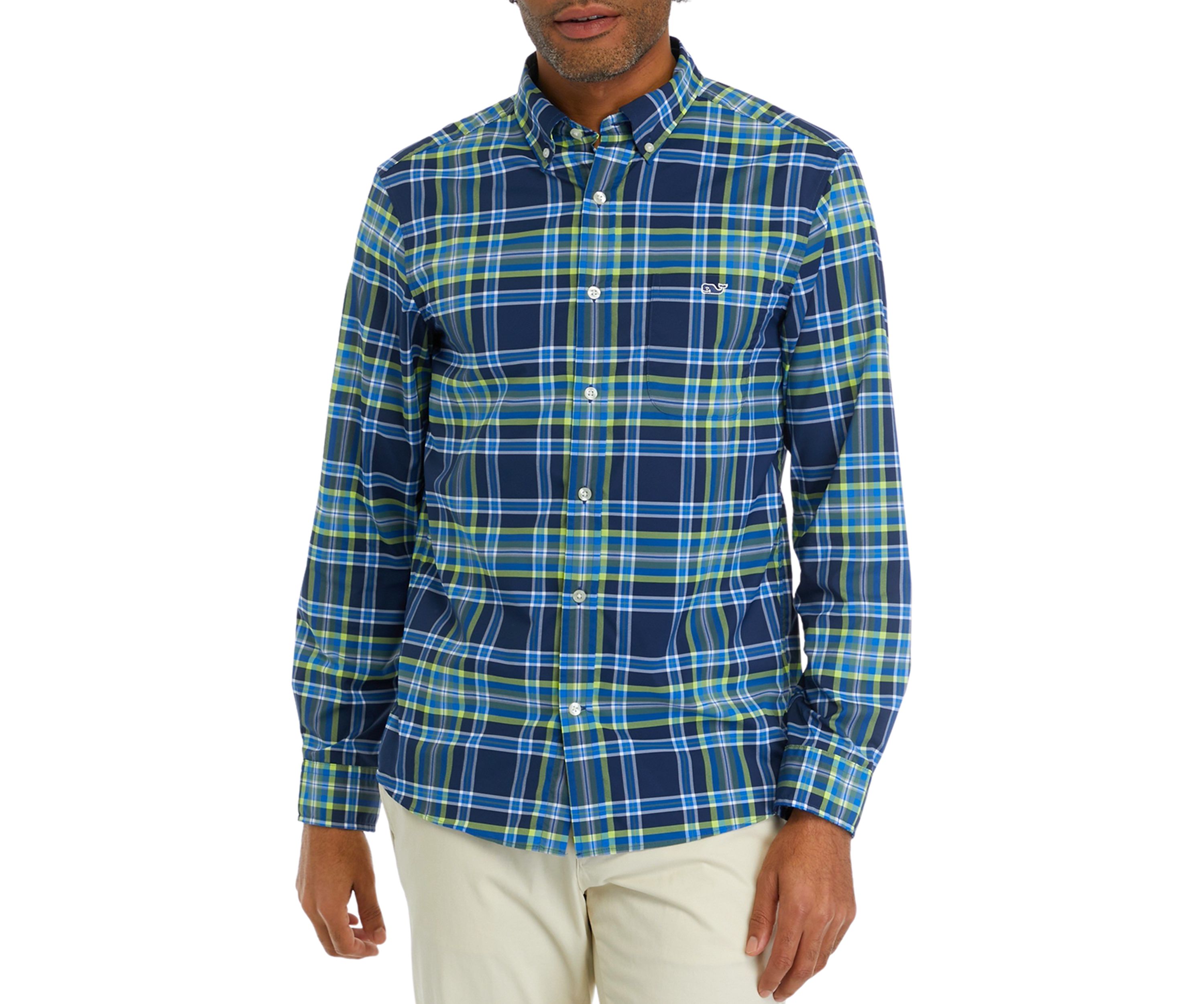   Plaid On-The-Go Nylon Shirt 