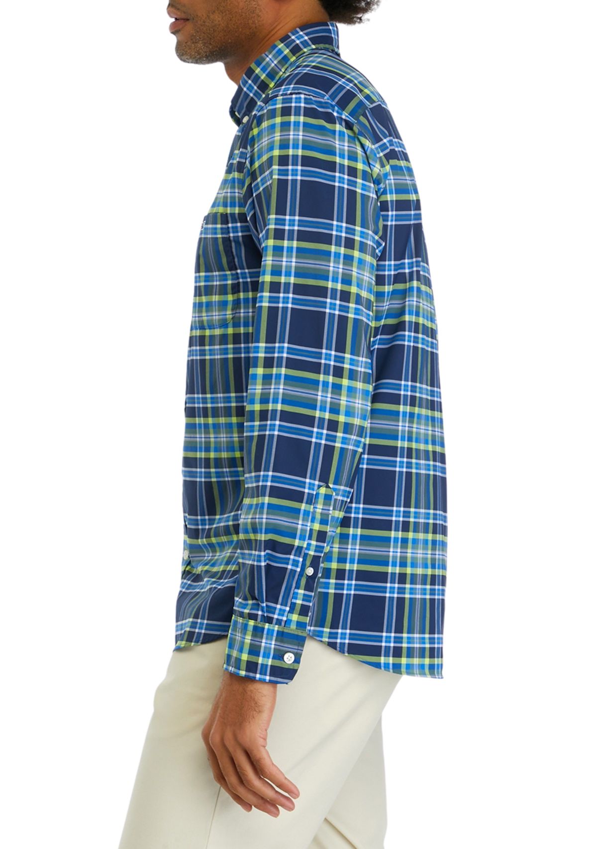   Plaid On-The-Go Nylon Shirt 