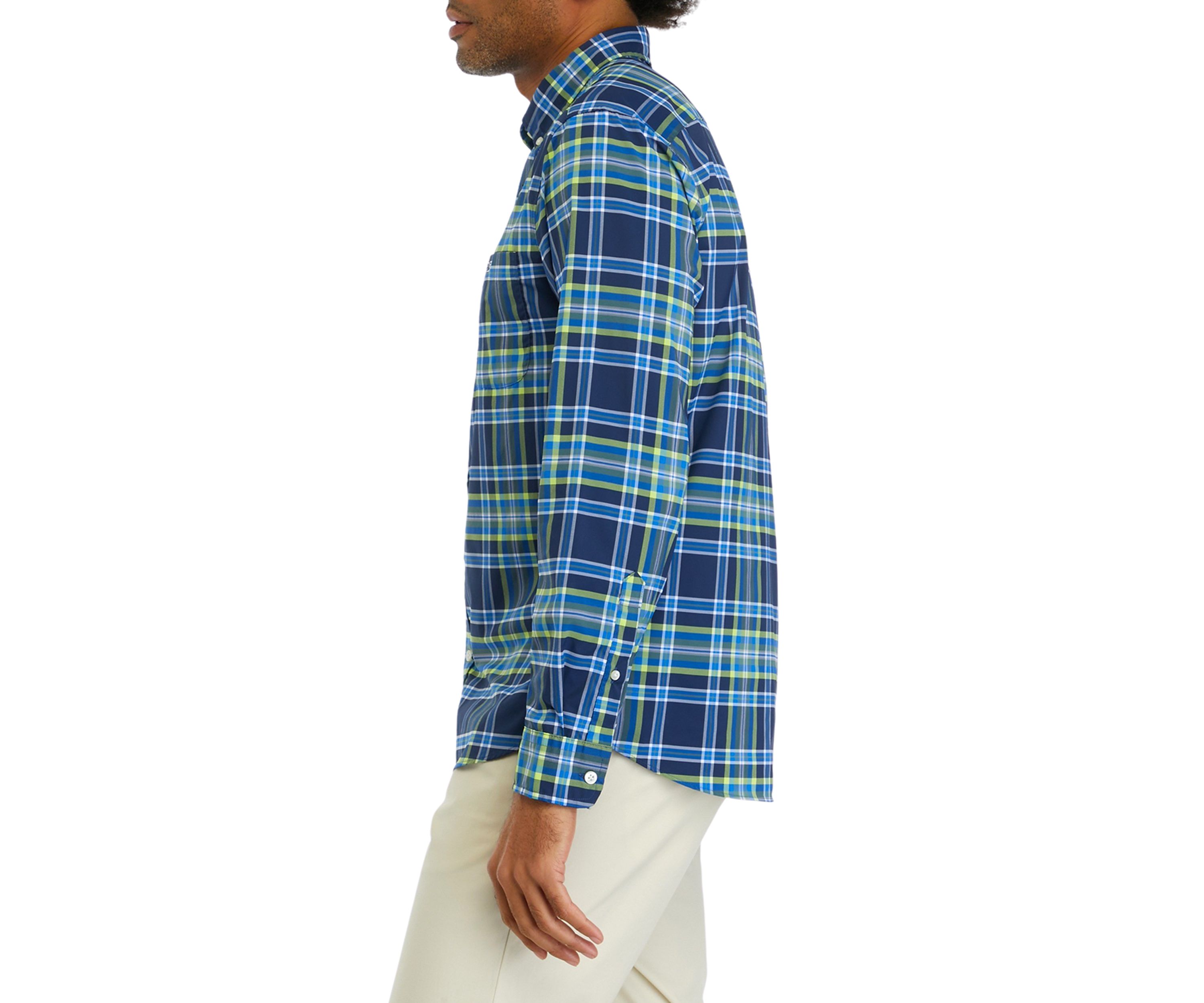   Plaid On-The-Go Nylon Shirt 