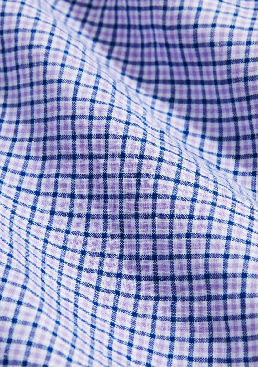 Tattersall Linen Button Up Shirt 