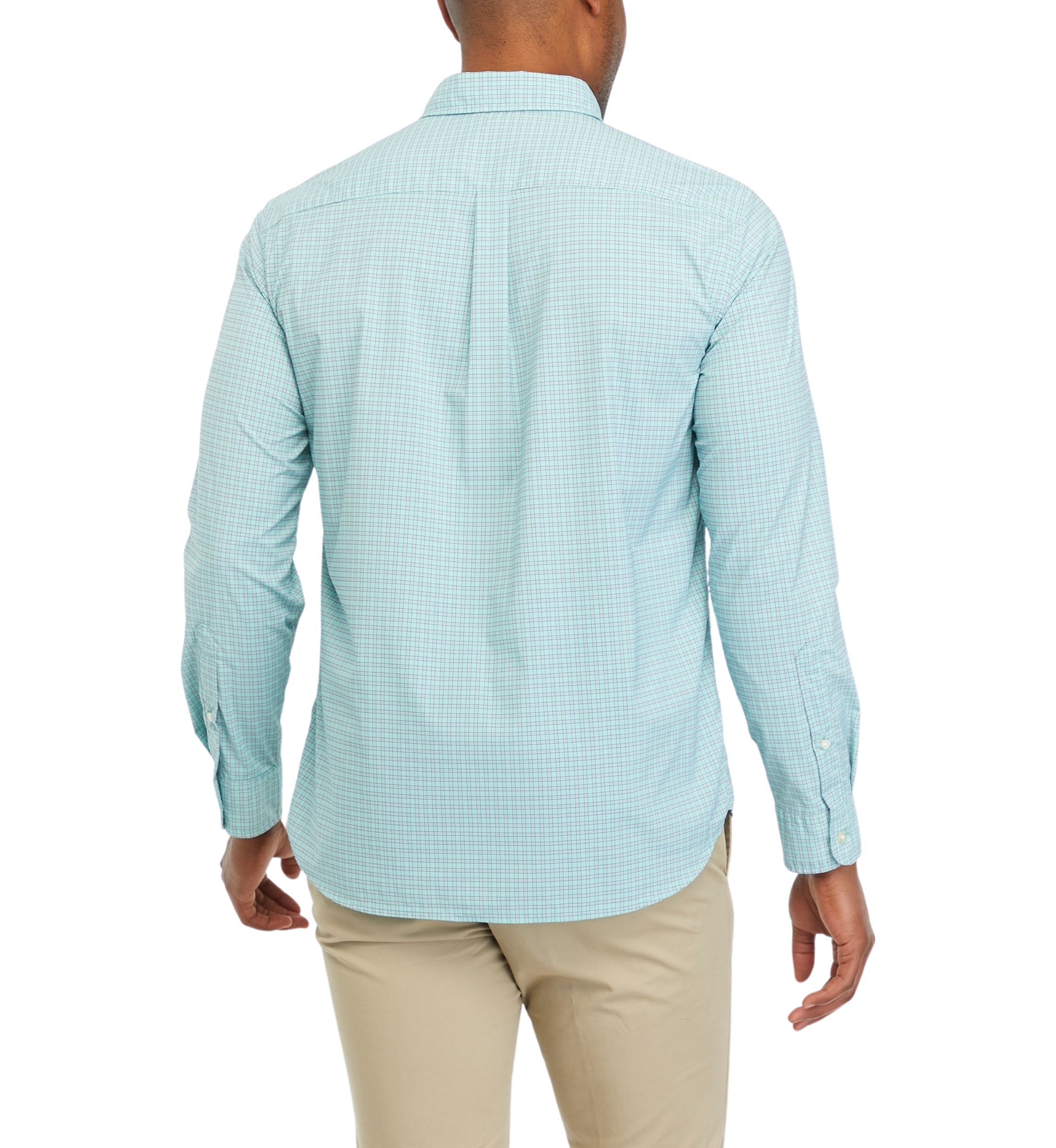 Mens On the Go Nylon Check Shirt 