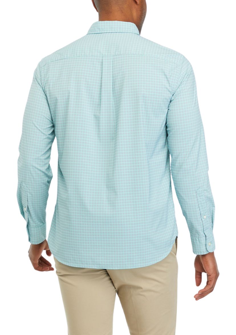 Mens On the Go Nylon Check Shirt 