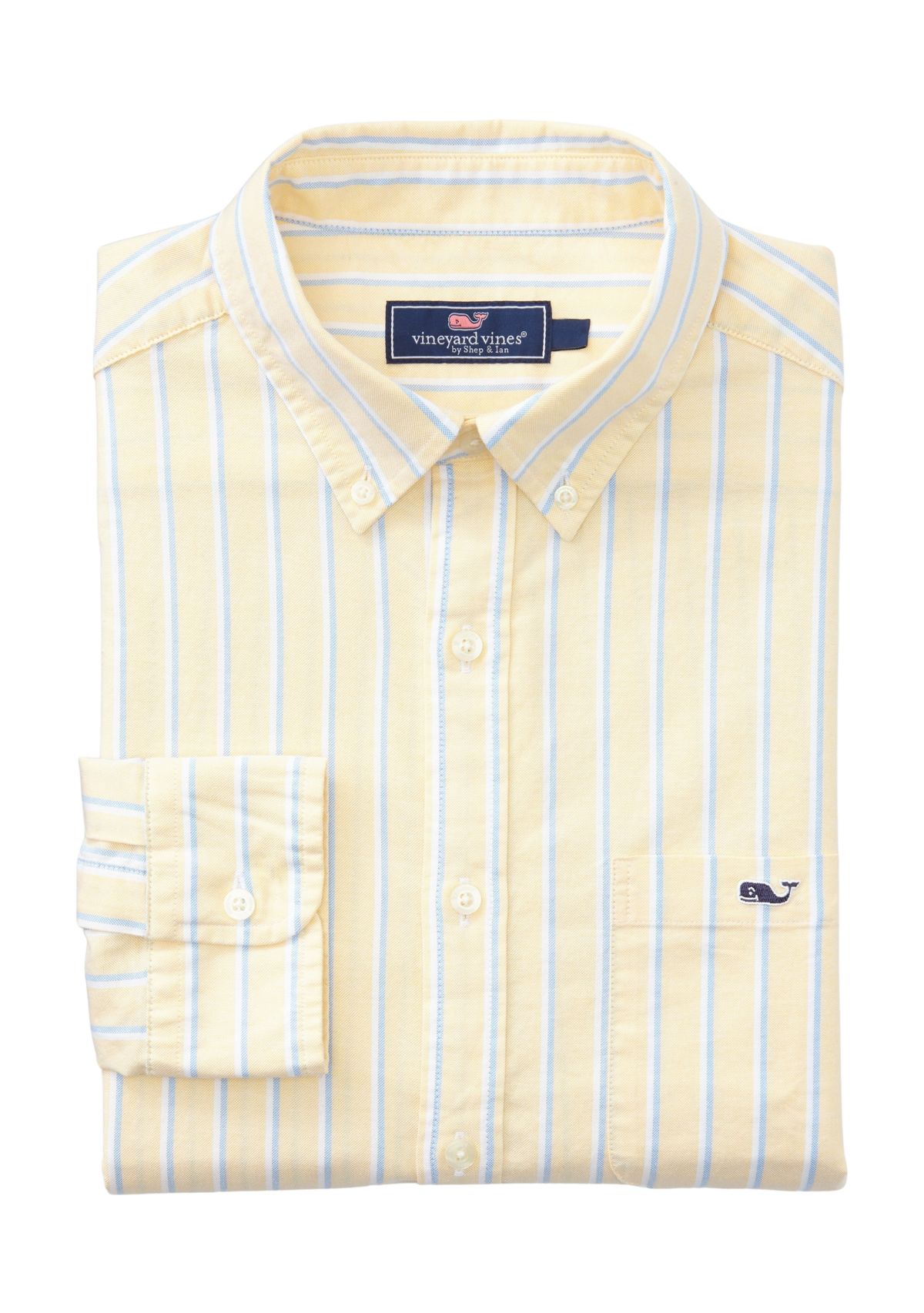 Mens Stripe Stretch Oxford Shirt