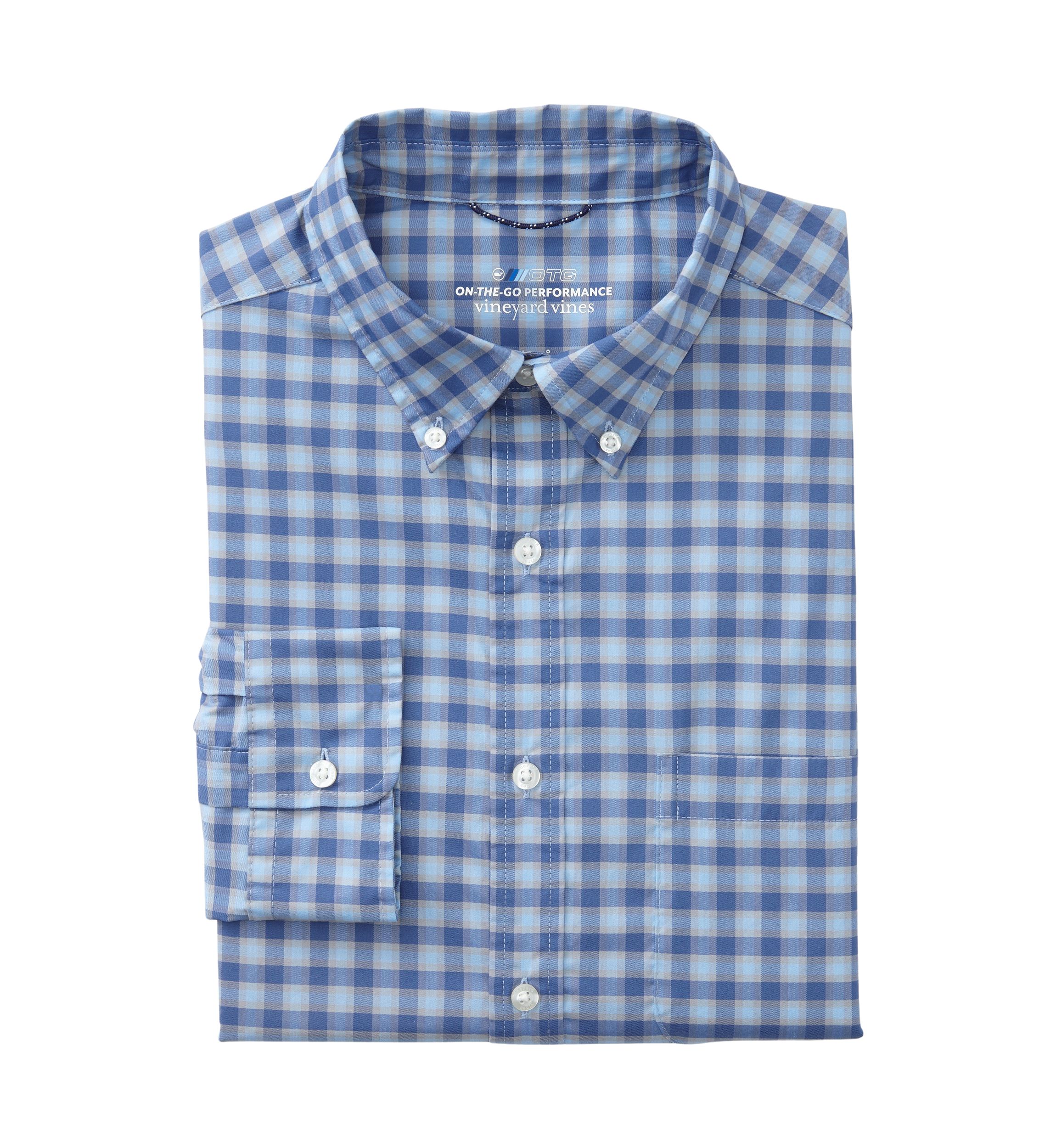 Mens Plaid On the Go Brrr Shirt