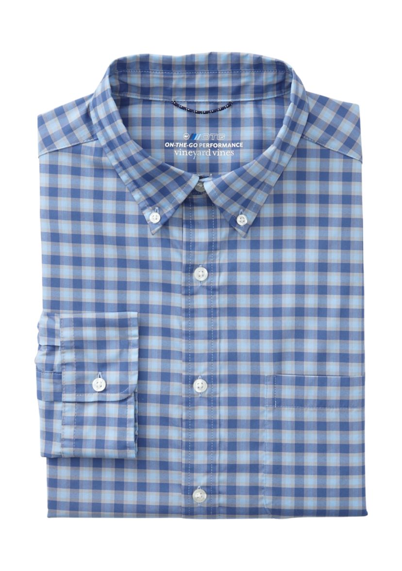 Mens Plaid On the Go Brrr Shirt