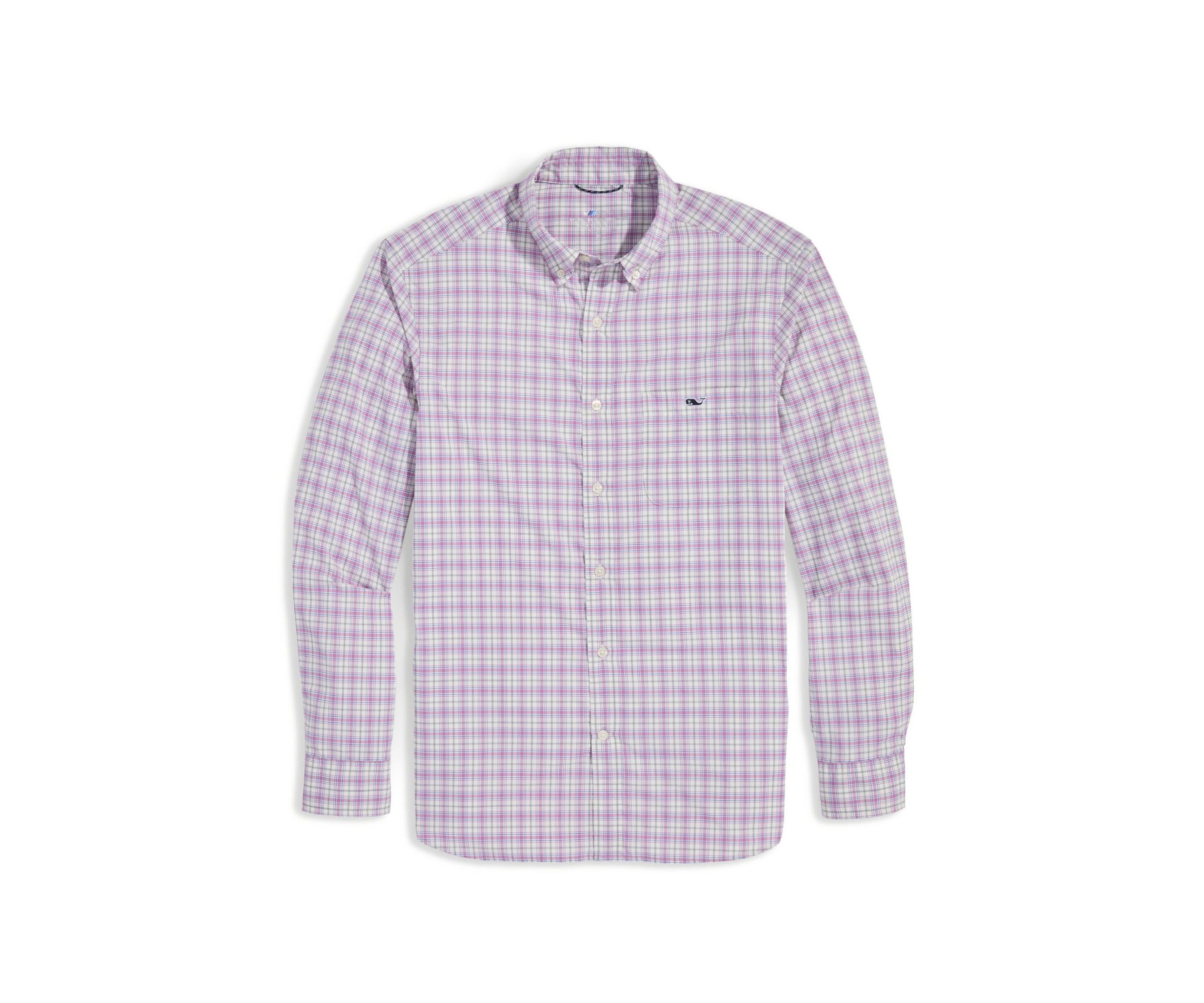 Mens Plaid On the Go Nylon Shirt