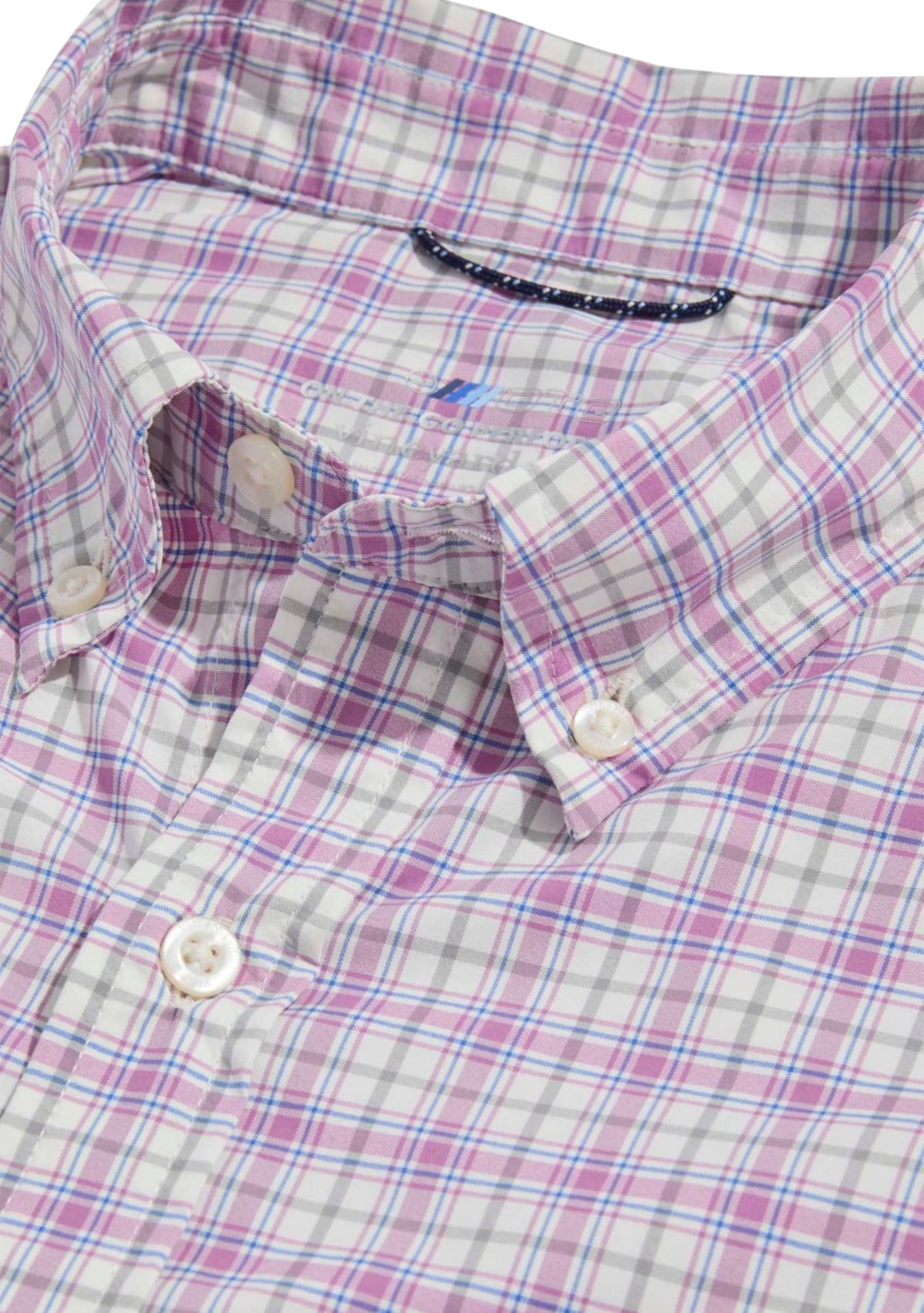 Mens Plaid On the Go Nylon Shirt
