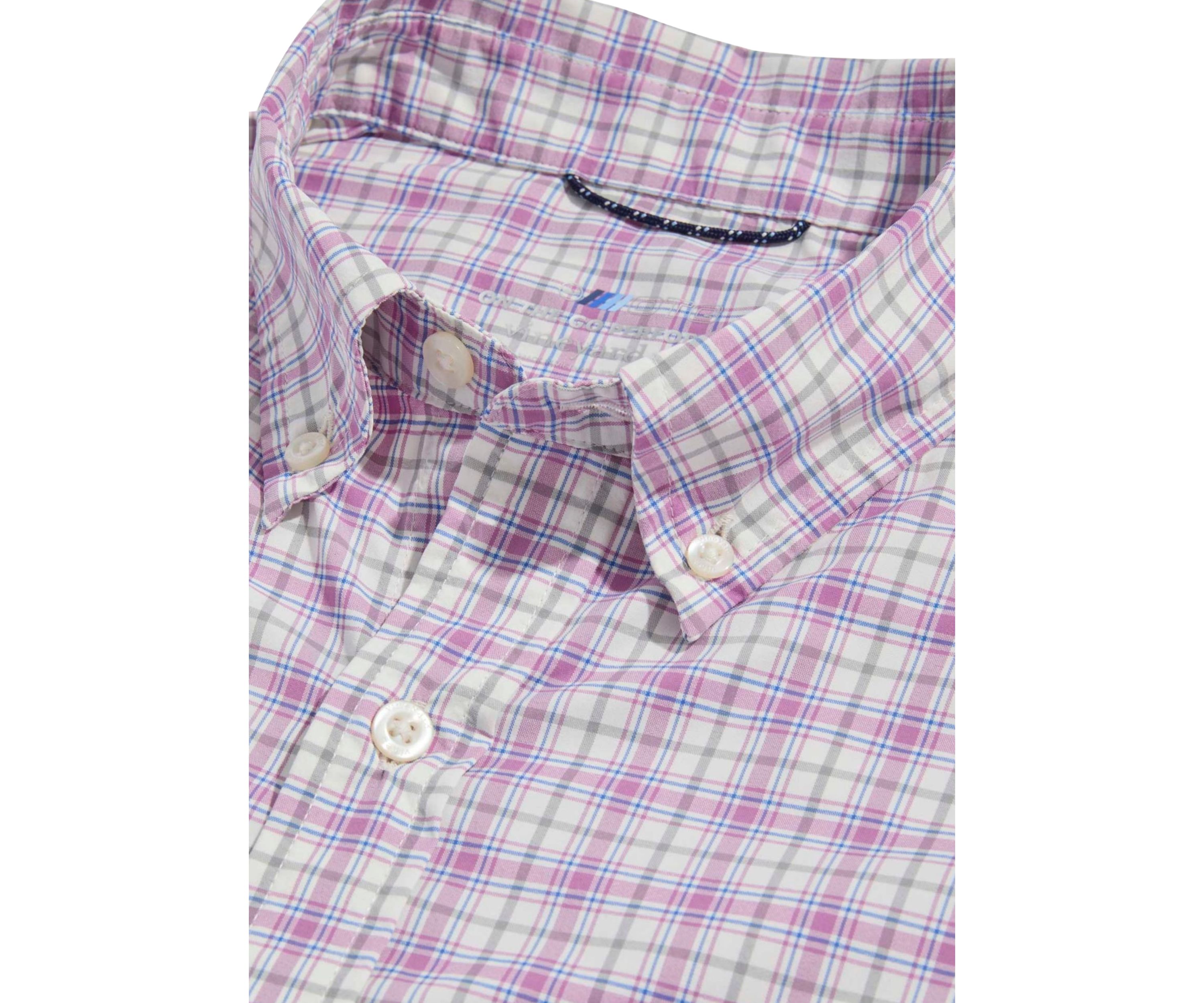 Mens Plaid On the Go Nylon Shirt