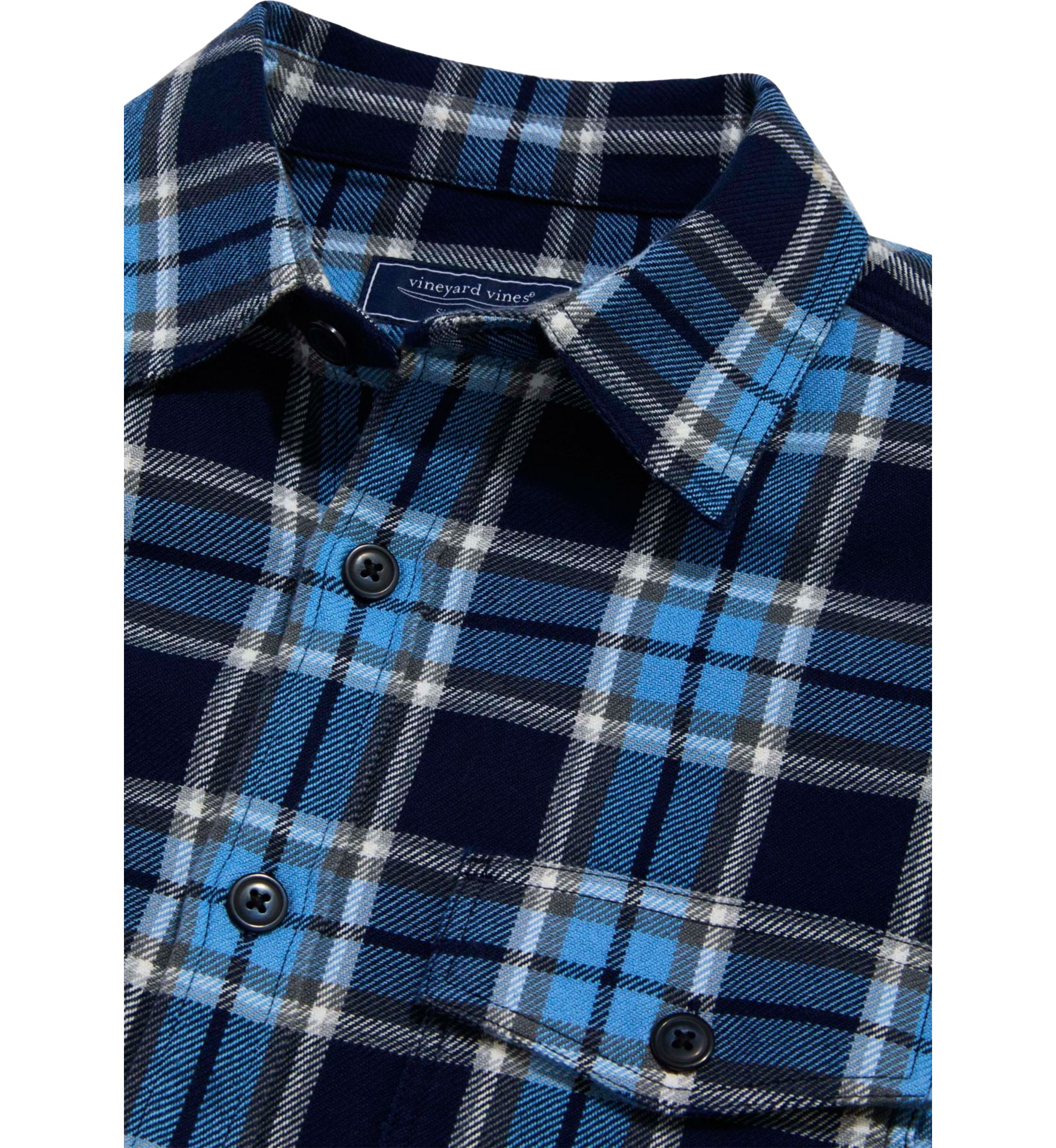 Mens Plaid Printed Midweight Twill Utility Shirt