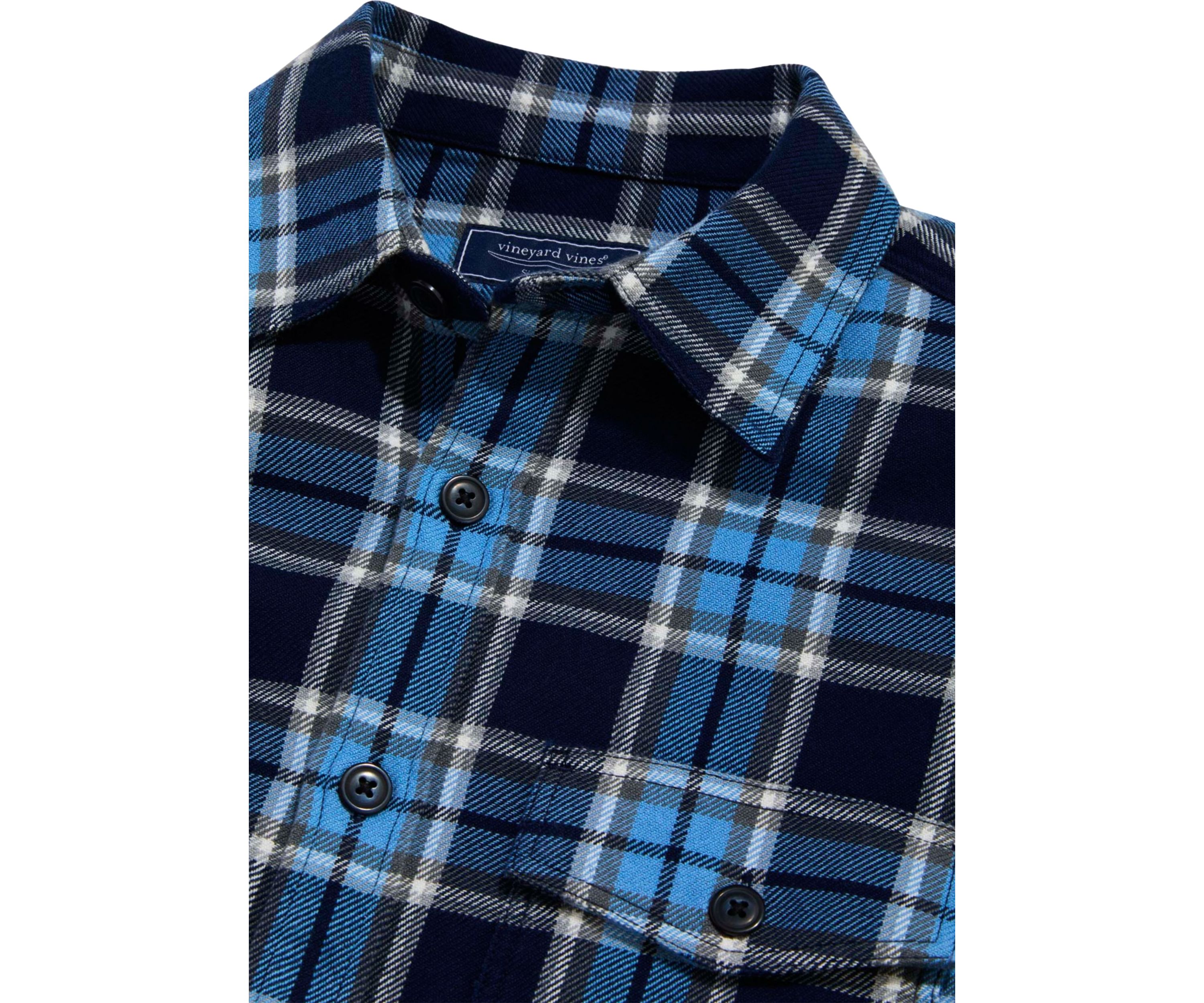 Mens Plaid Printed Midweight Twill Utility Shirt