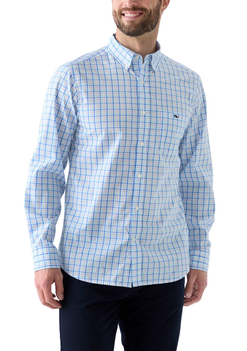 Mens Kingston Tattersall Perfect Wash Poplin Shirt