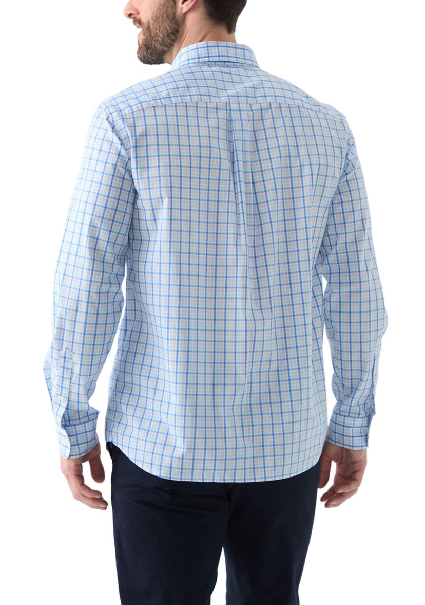 Mens Kingston Tattersall Perfect Wash Poplin Shirt