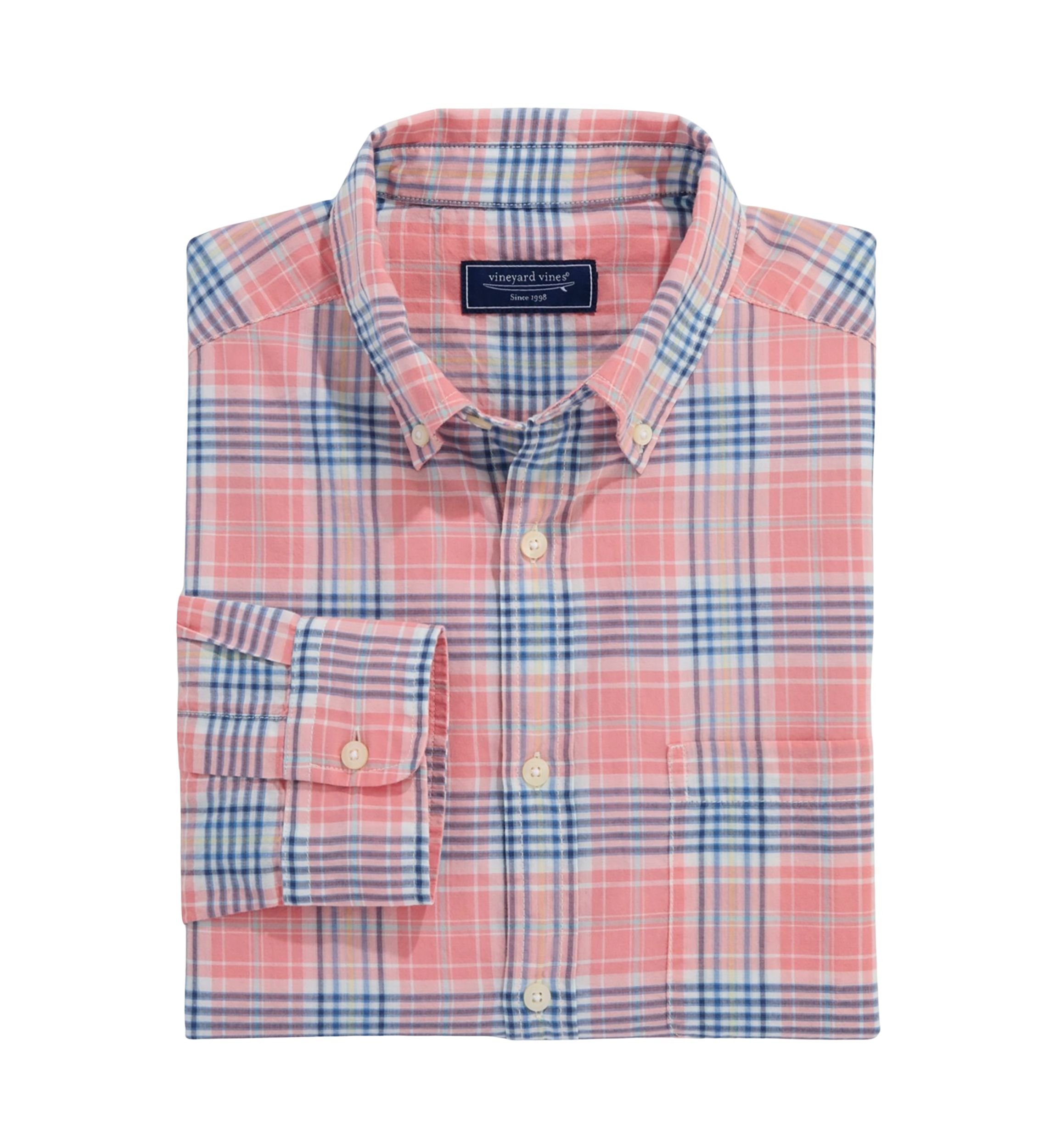 Mens Bay Plaid Madras Shirt