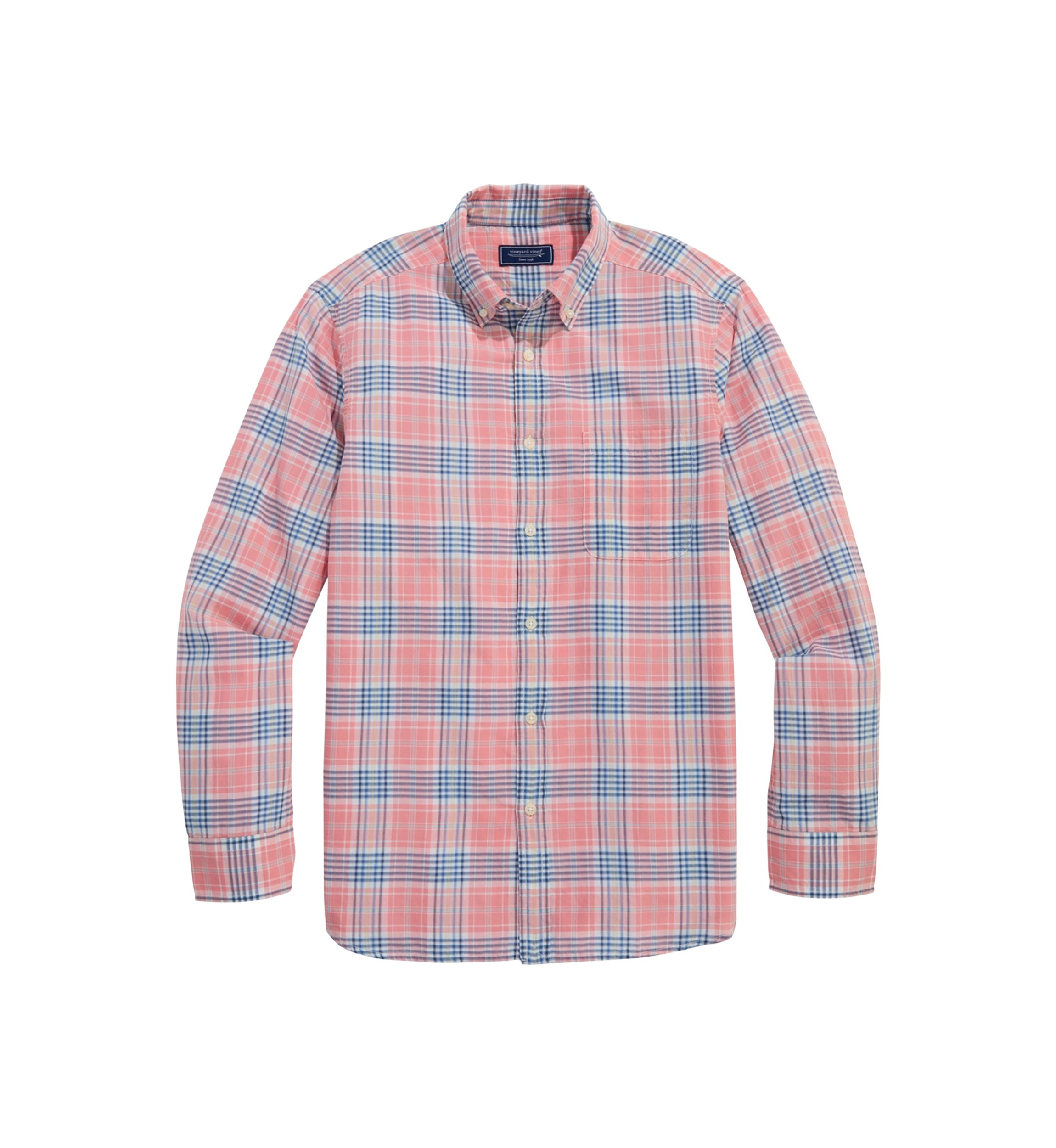 Mens Bay Plaid Madras Shirt