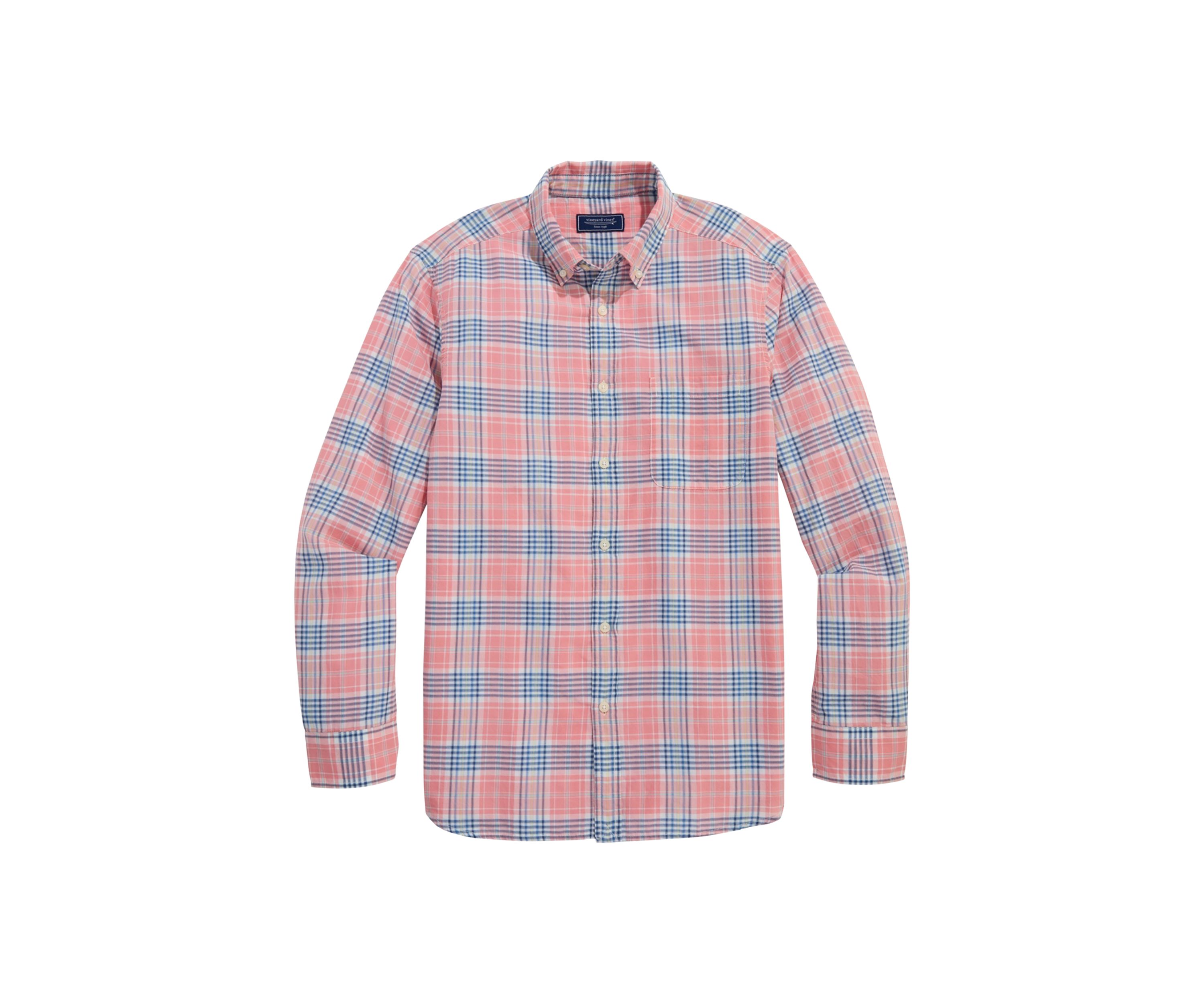 Mens Bay Plaid Madras Shirt