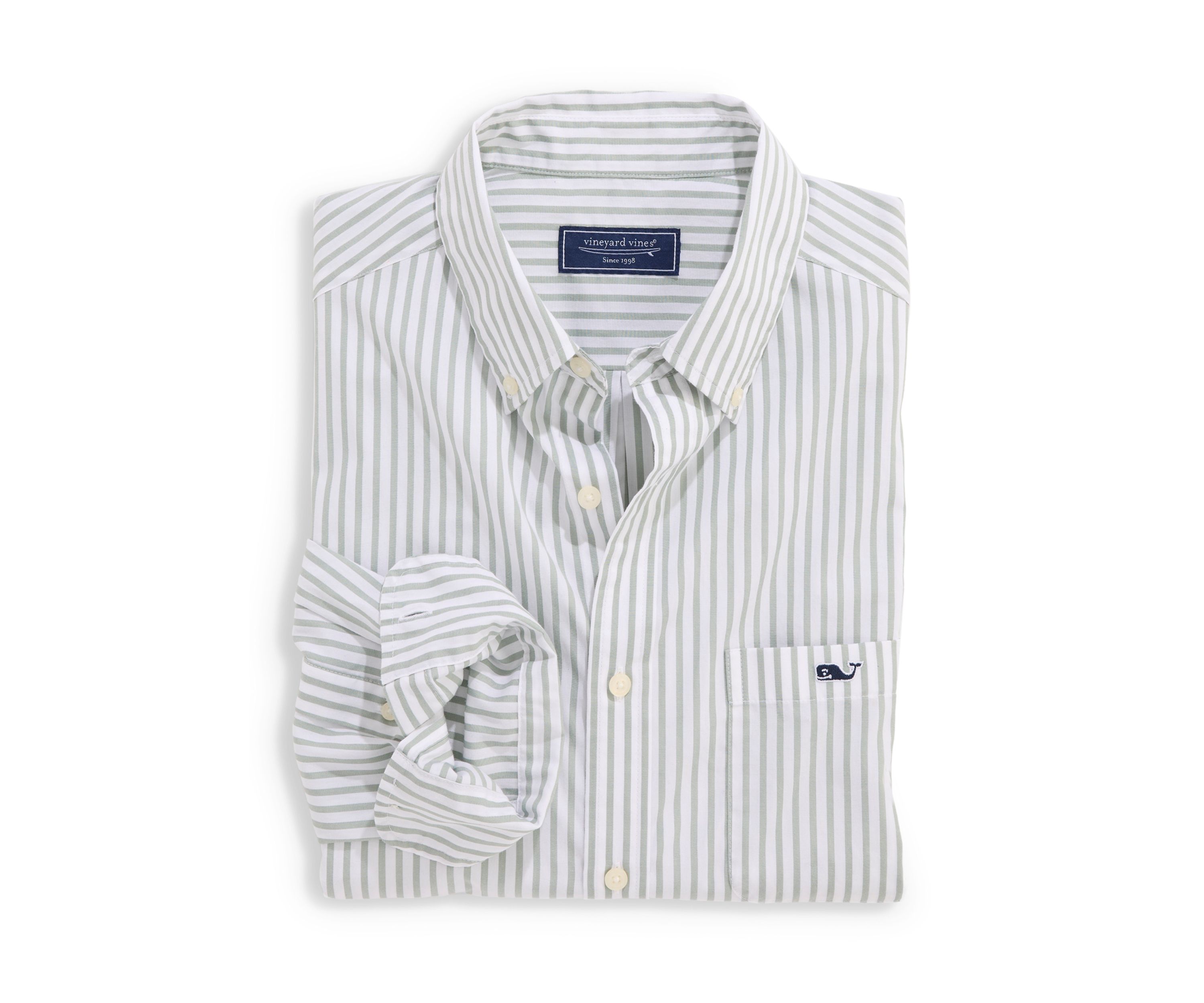 Seabird Stripe Perfect Wash Poplin Shirt